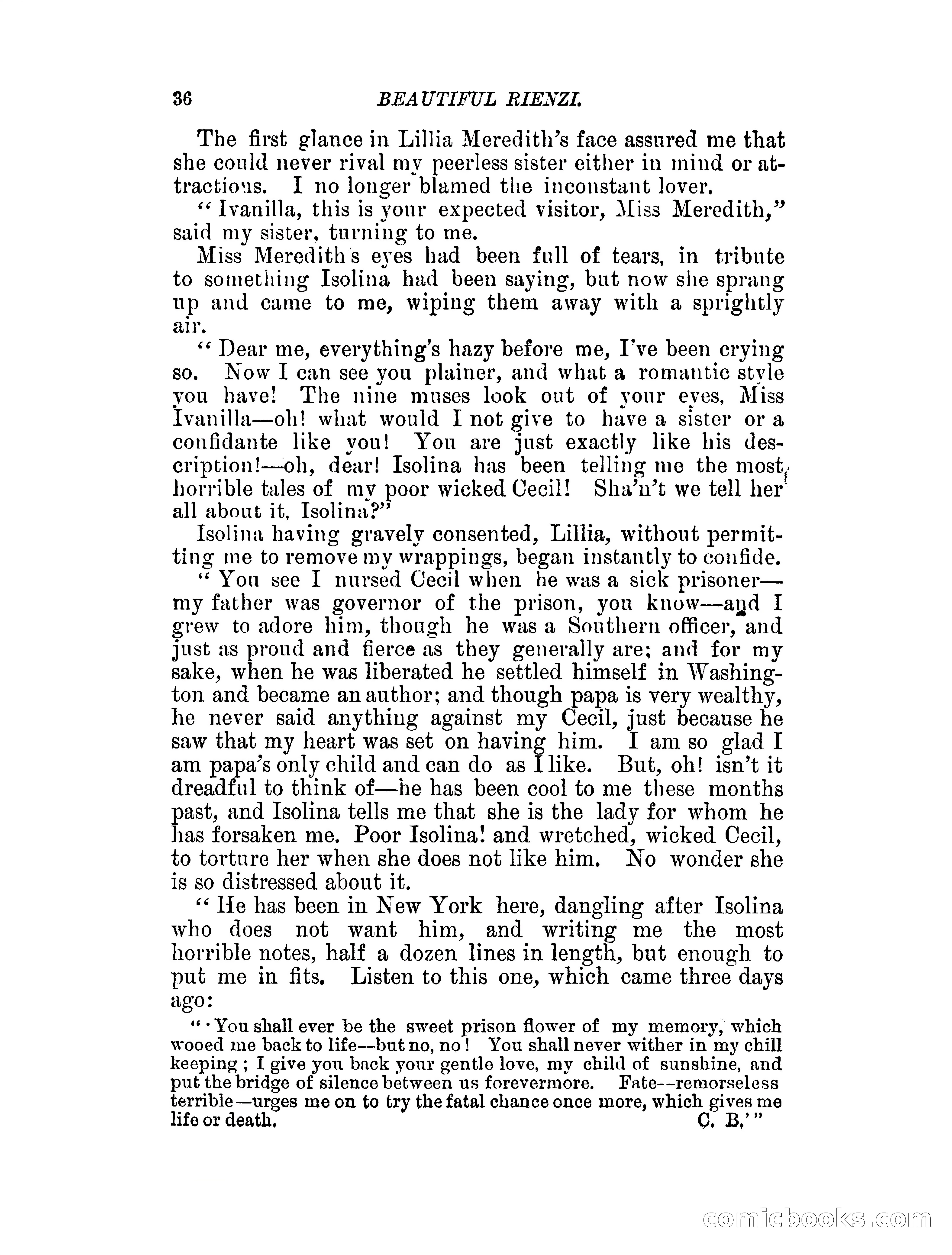 Beautiful Rienzi; or, The secret vendetta — page 41 of 287
