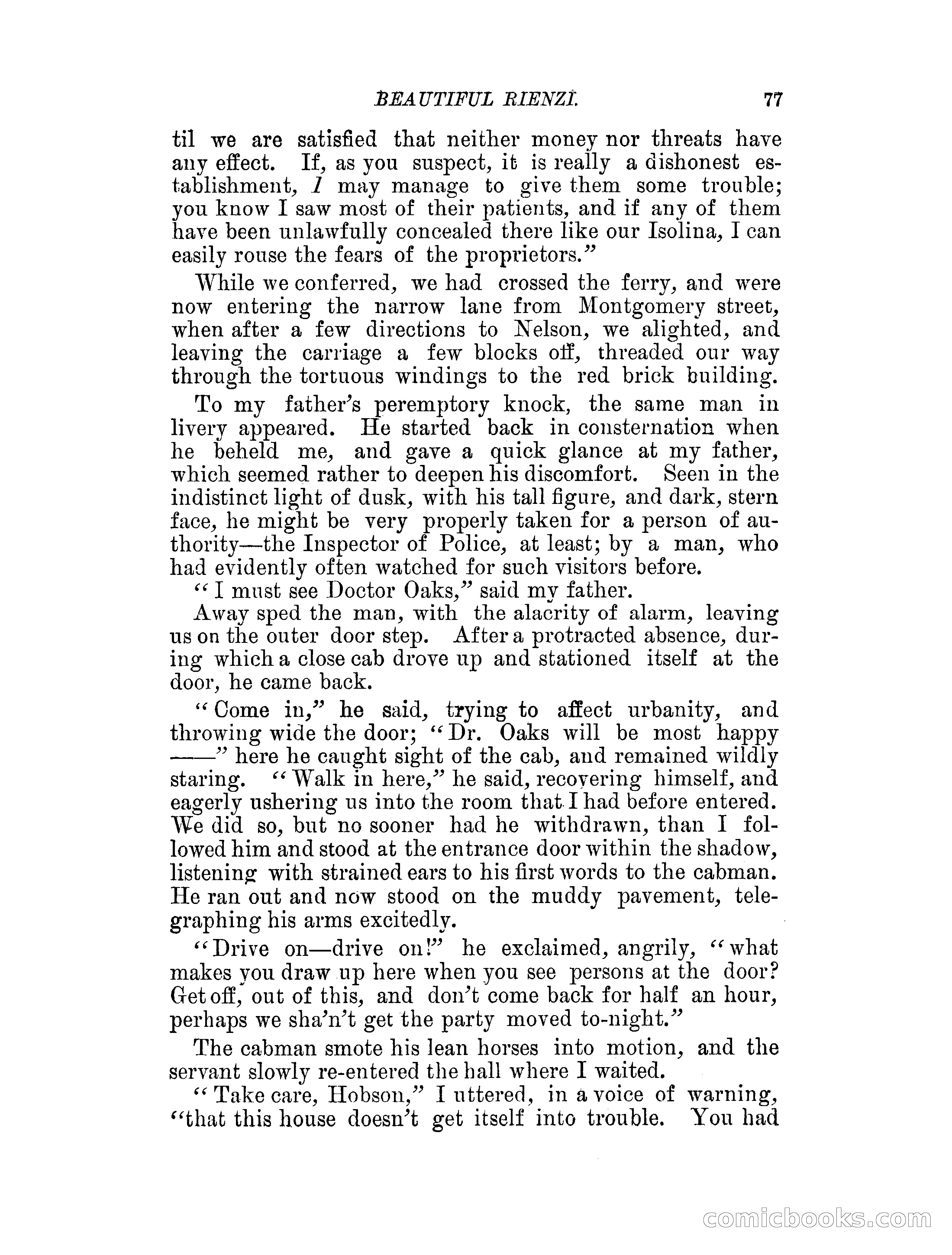 Beautiful Rienzi; or, The secret vendetta — page 82 of 287