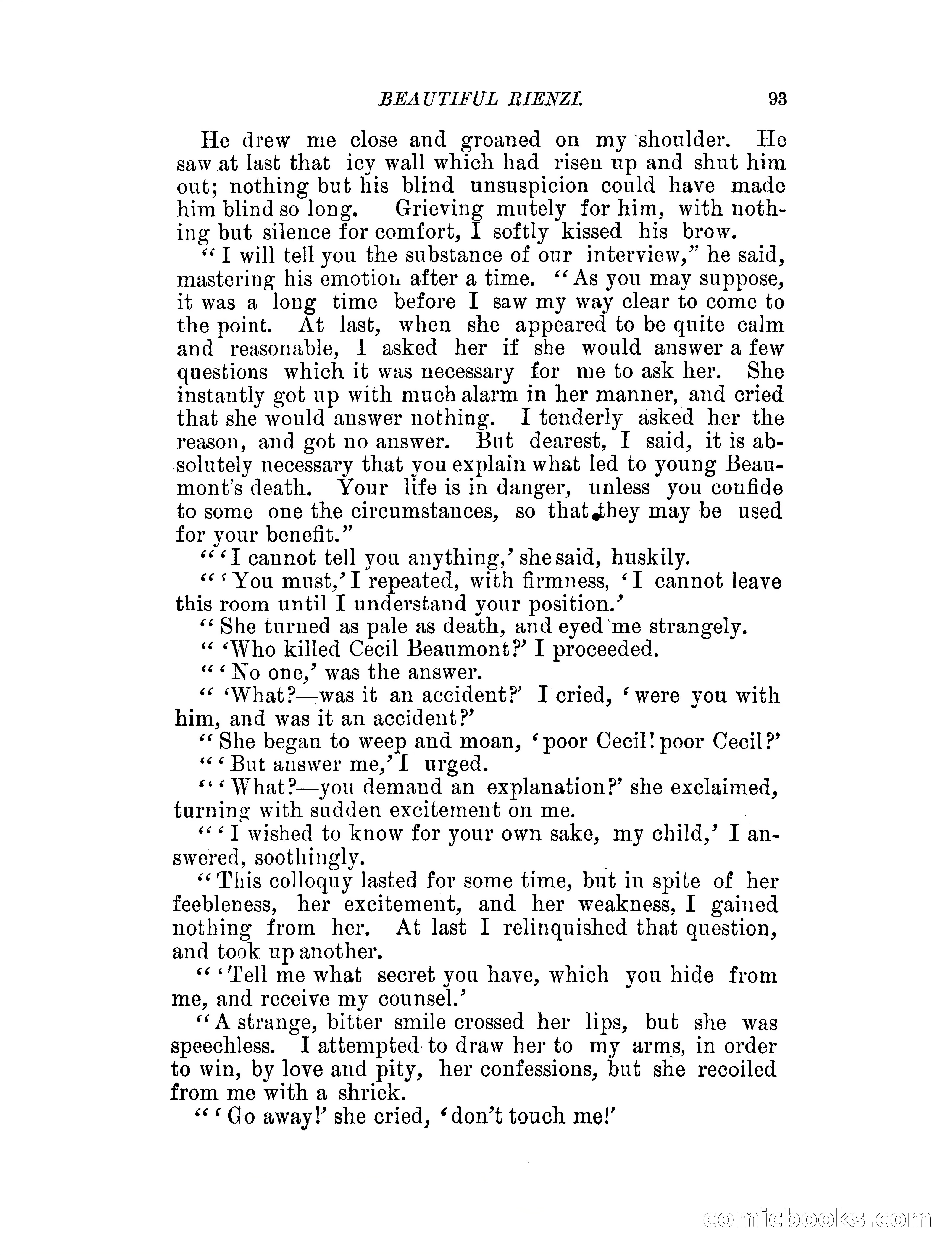 Beautiful Rienzi; or, The secret vendetta — page 98 of 287