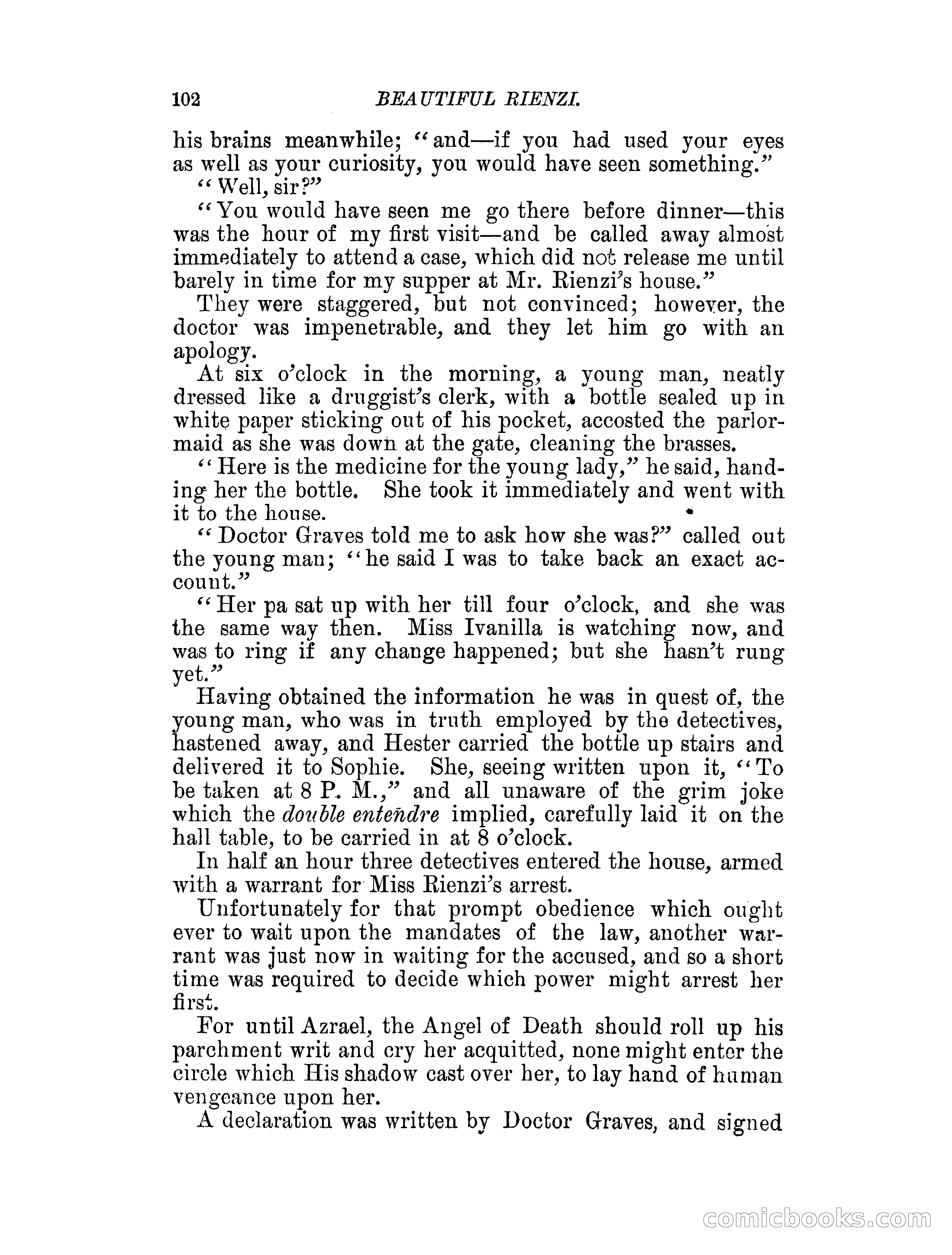 Beautiful Rienzi; or, The secret vendetta — page 107 of 287