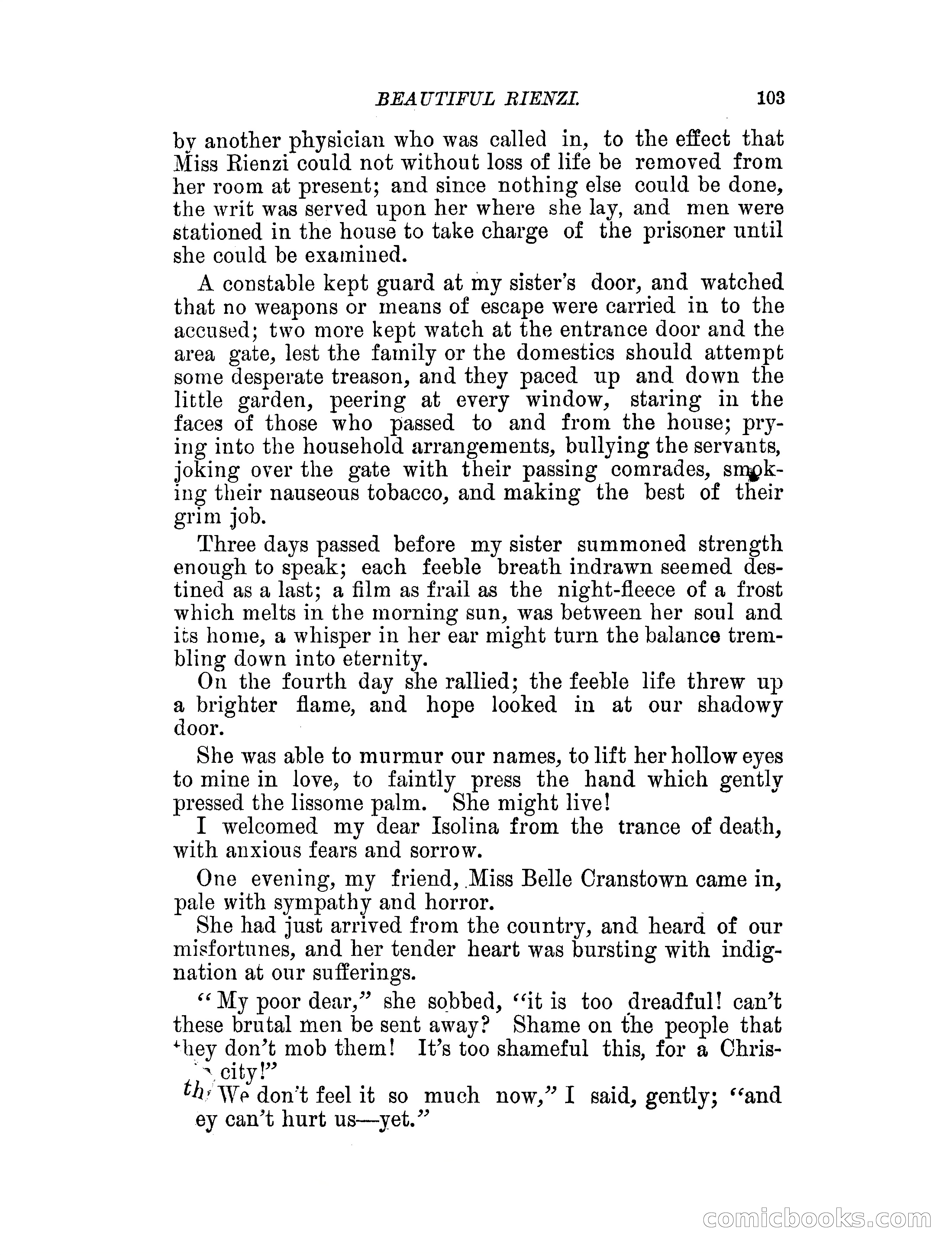Beautiful Rienzi; or, The secret vendetta — page 108 of 287