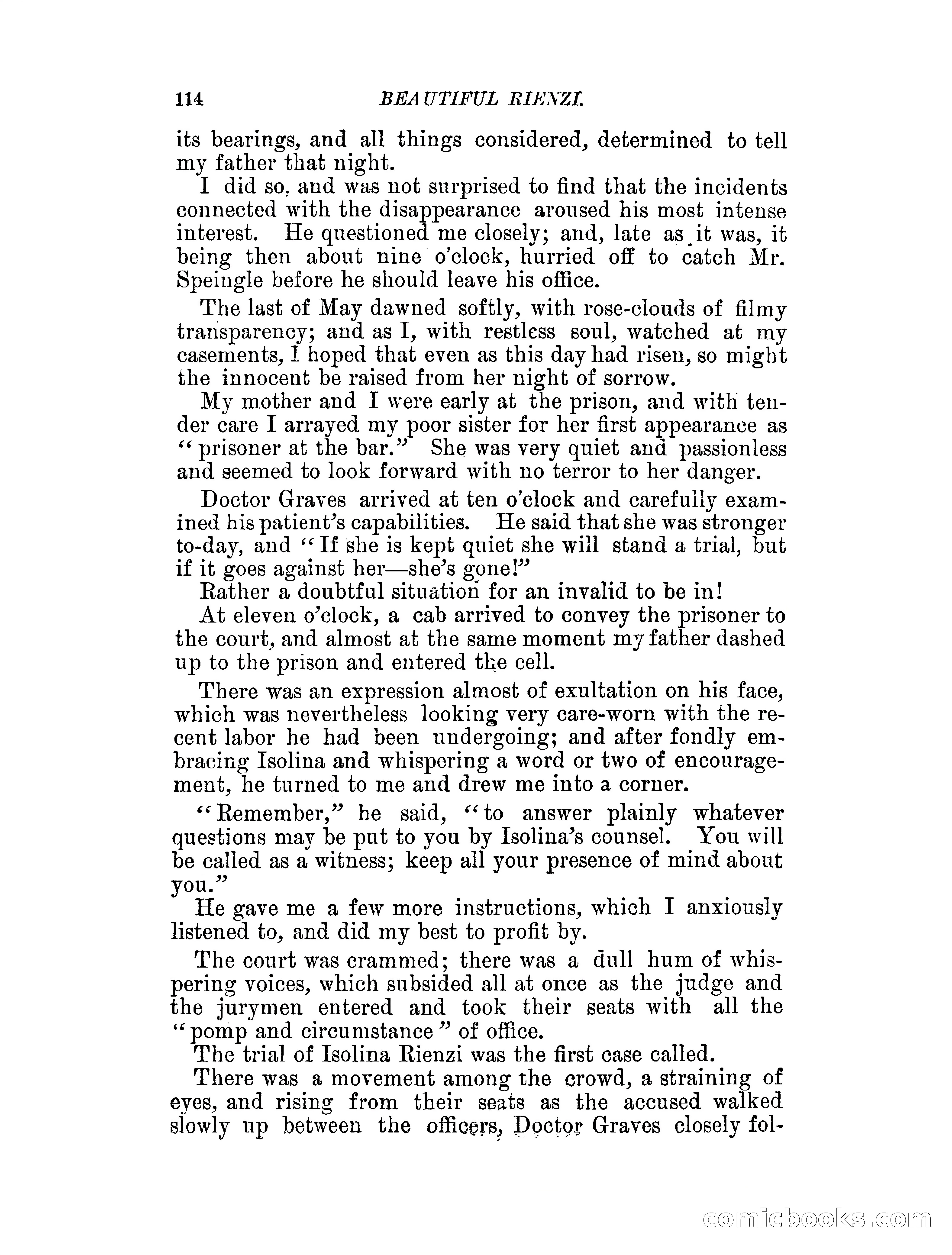 Beautiful Rienzi; or, The secret vendetta — page 119 of 287