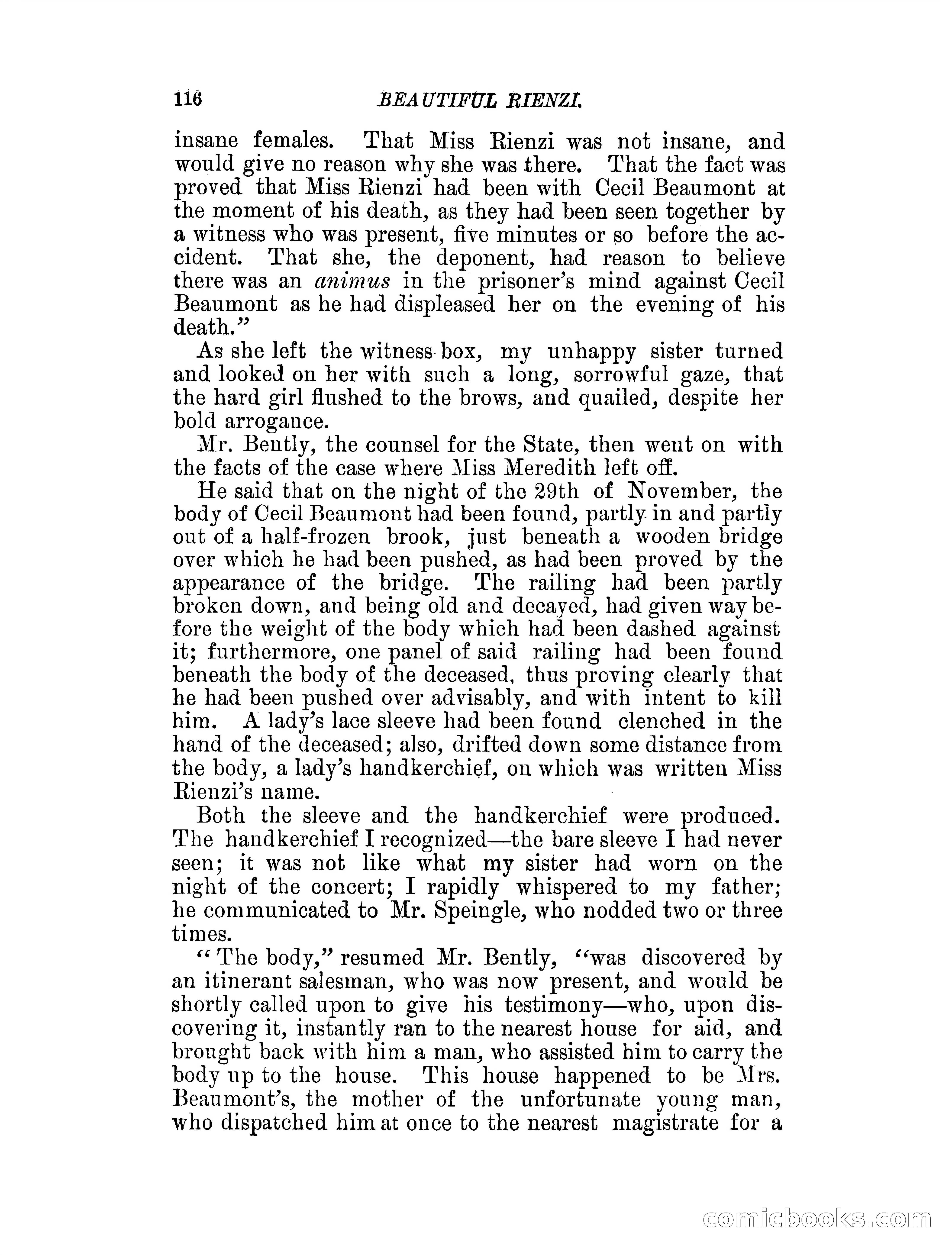 Beautiful Rienzi; or, The secret vendetta — page 121 of 287