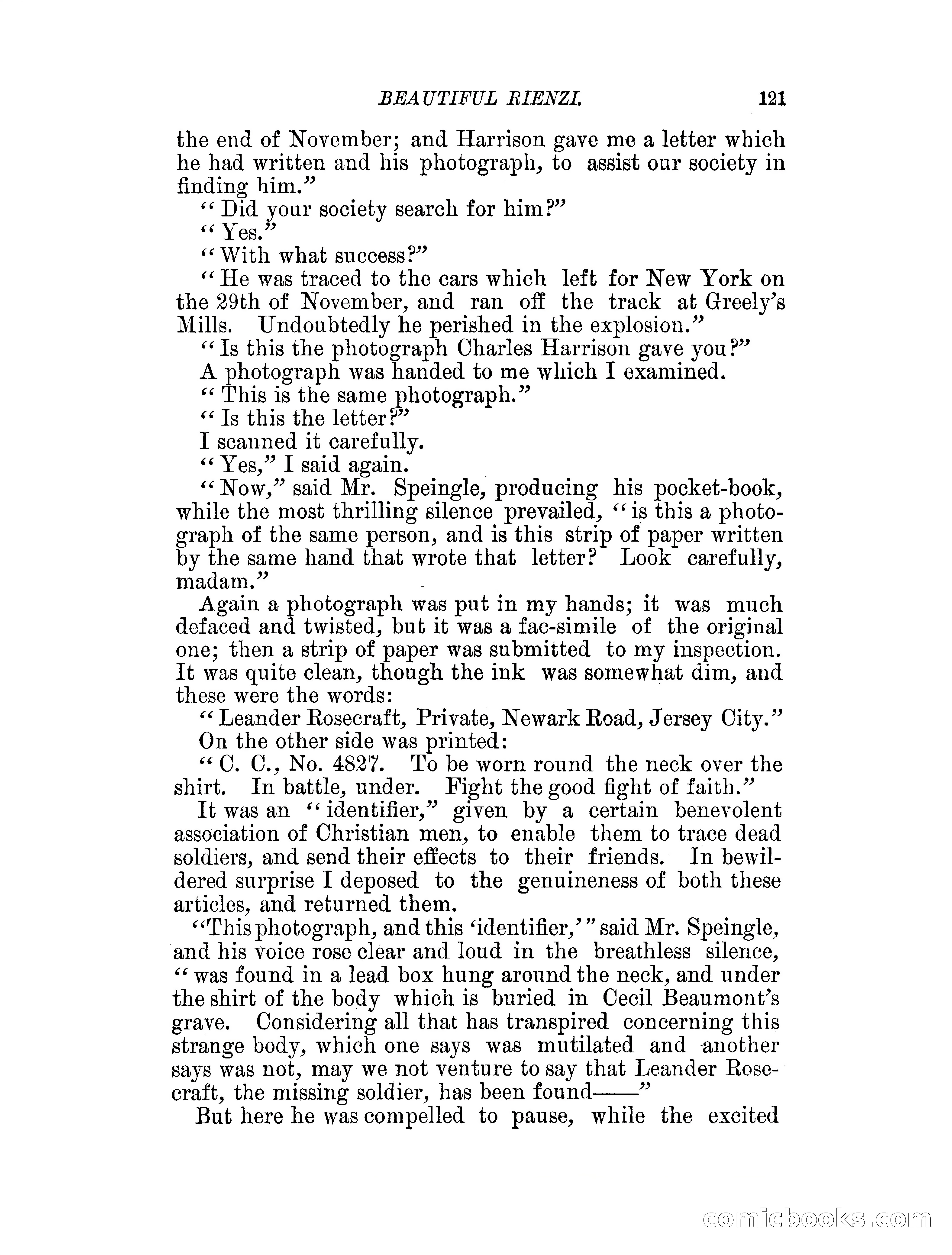 Beautiful Rienzi; or, The secret vendetta — page 126 of 287