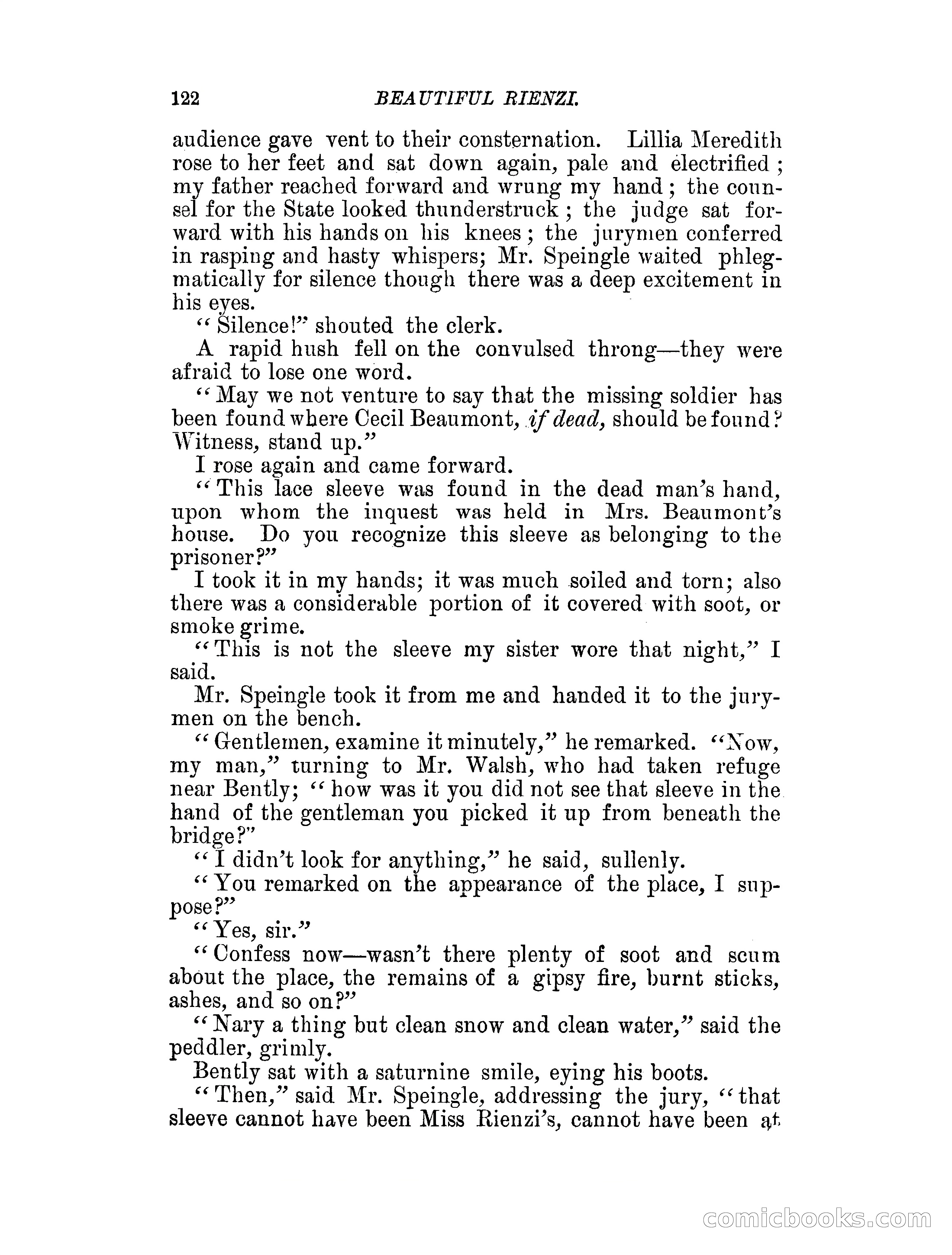 Beautiful Rienzi; or, The secret vendetta — page 127 of 287