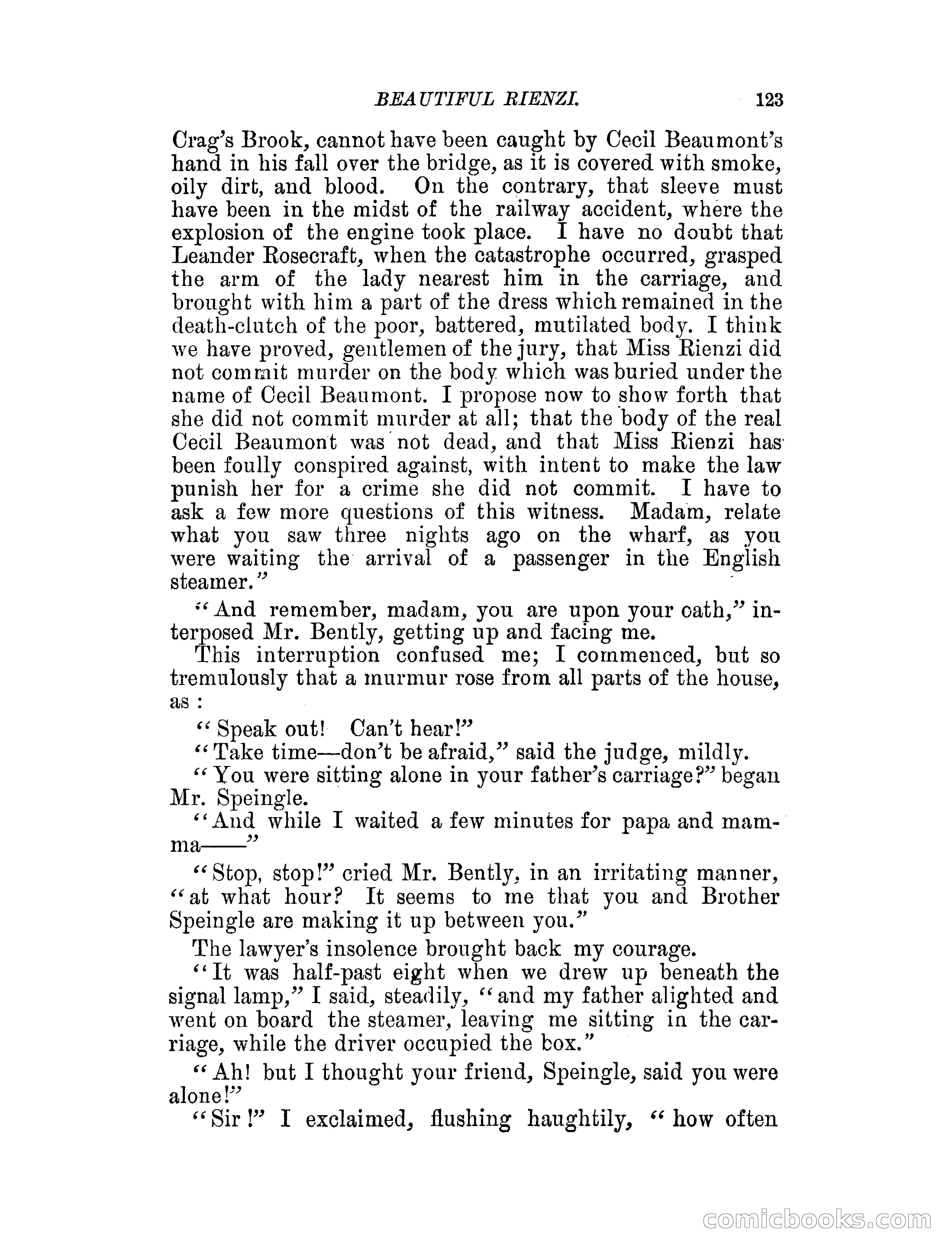 Beautiful Rienzi; or, The secret vendetta — page 128 of 287