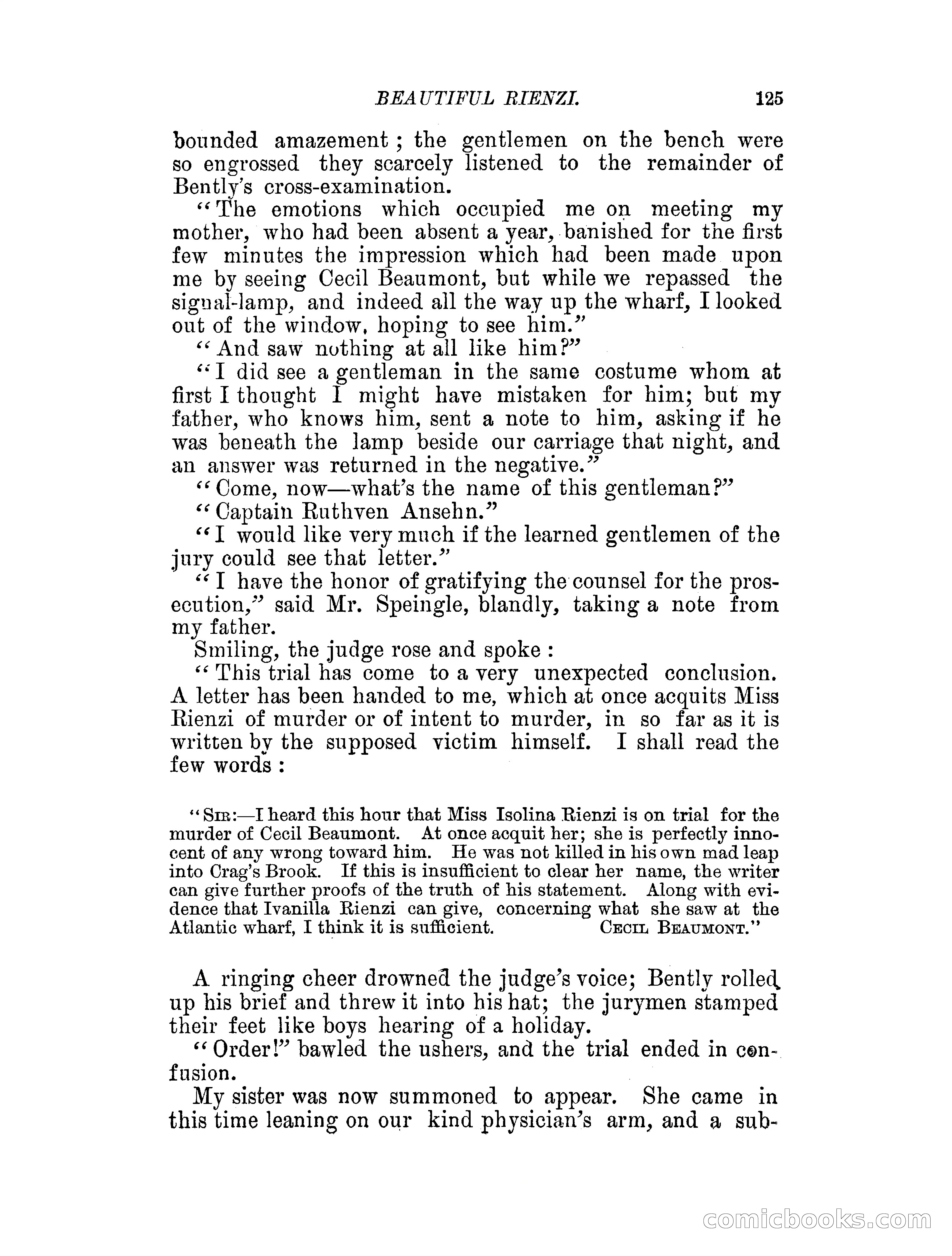 Beautiful Rienzi; or, The secret vendetta — page 130 of 287