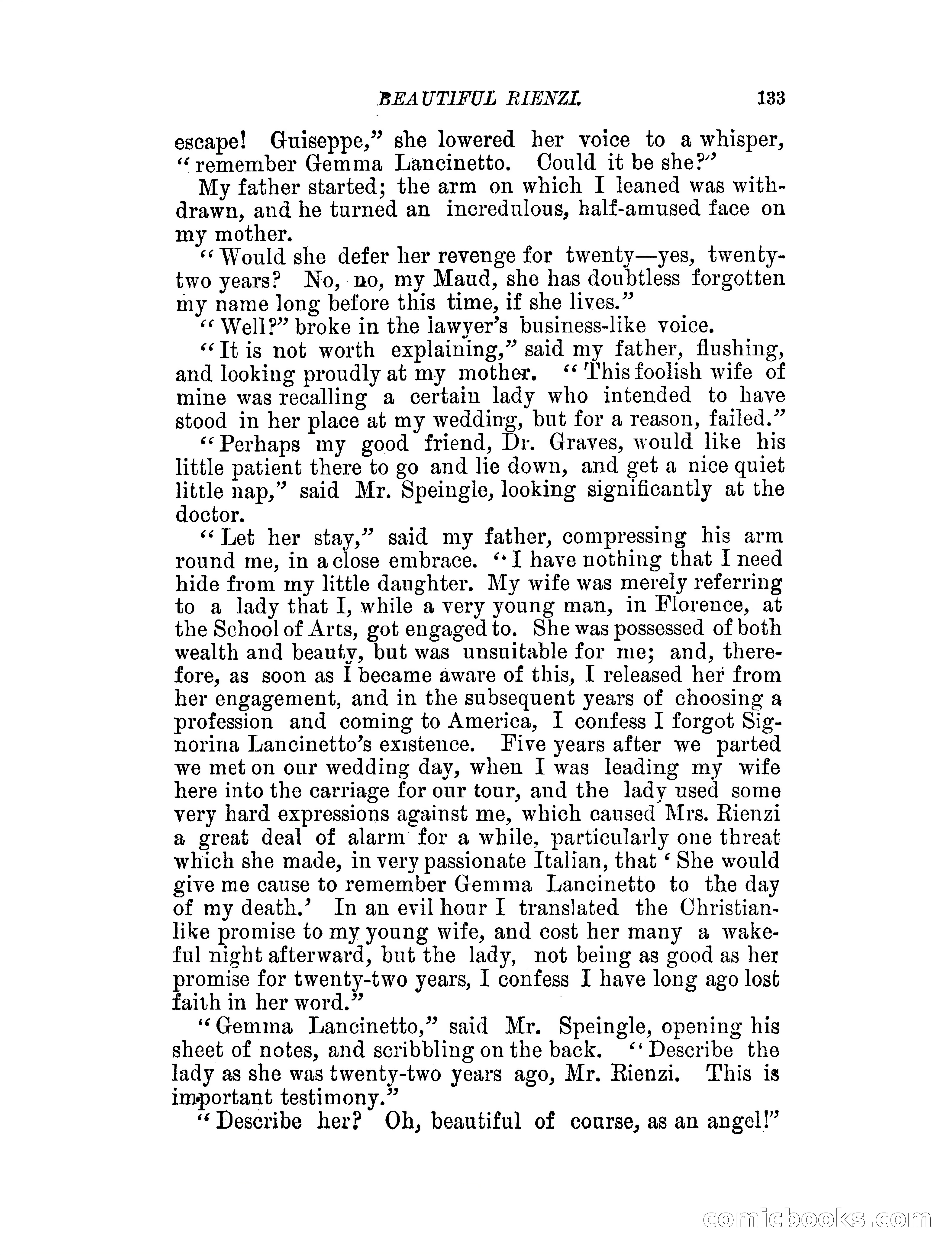 Beautiful Rienzi; or, The secret vendetta — page 138 of 287