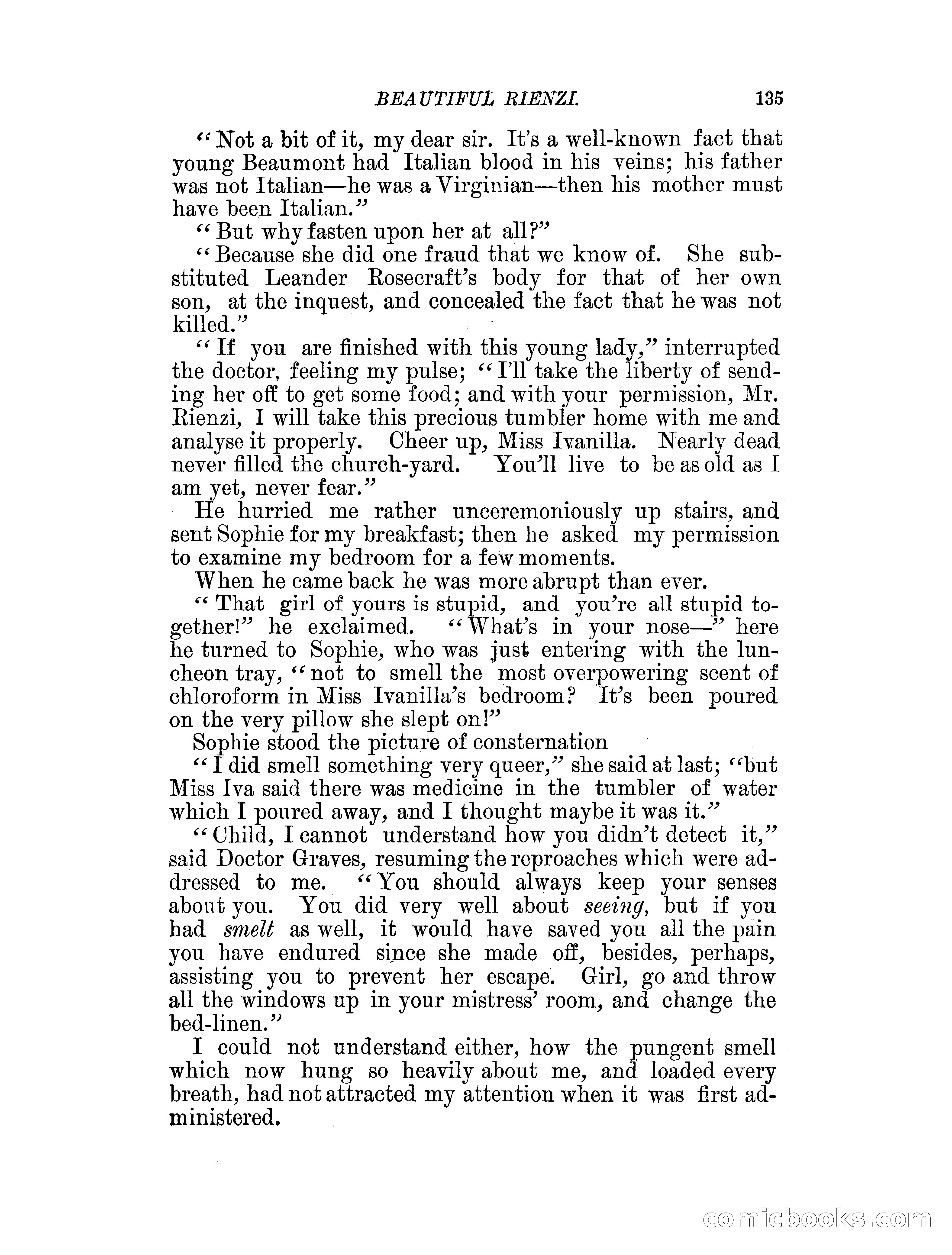 Beautiful Rienzi; or, The secret vendetta — page 140 of 287
