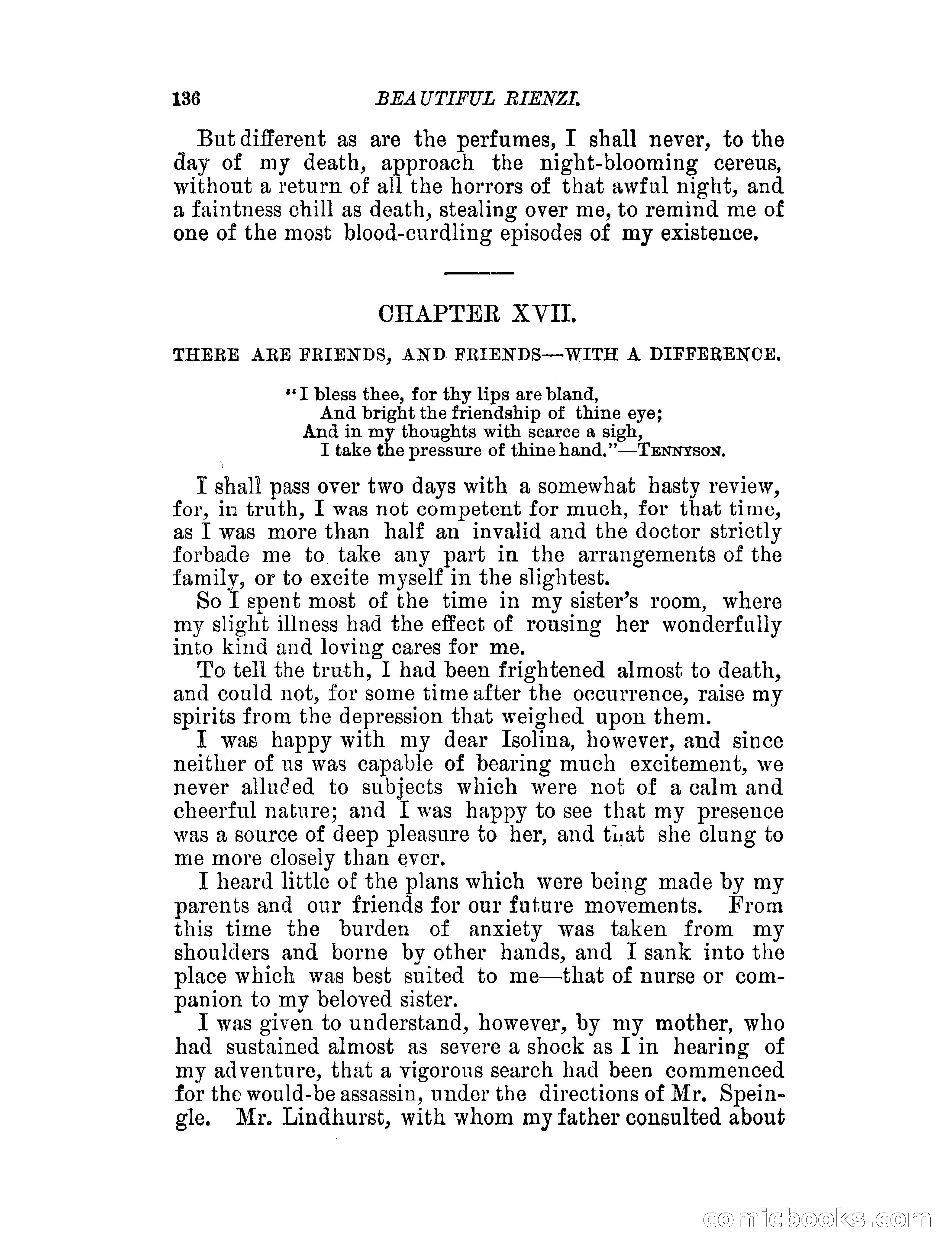 Beautiful Rienzi; or, The secret vendetta — page 141 of 287