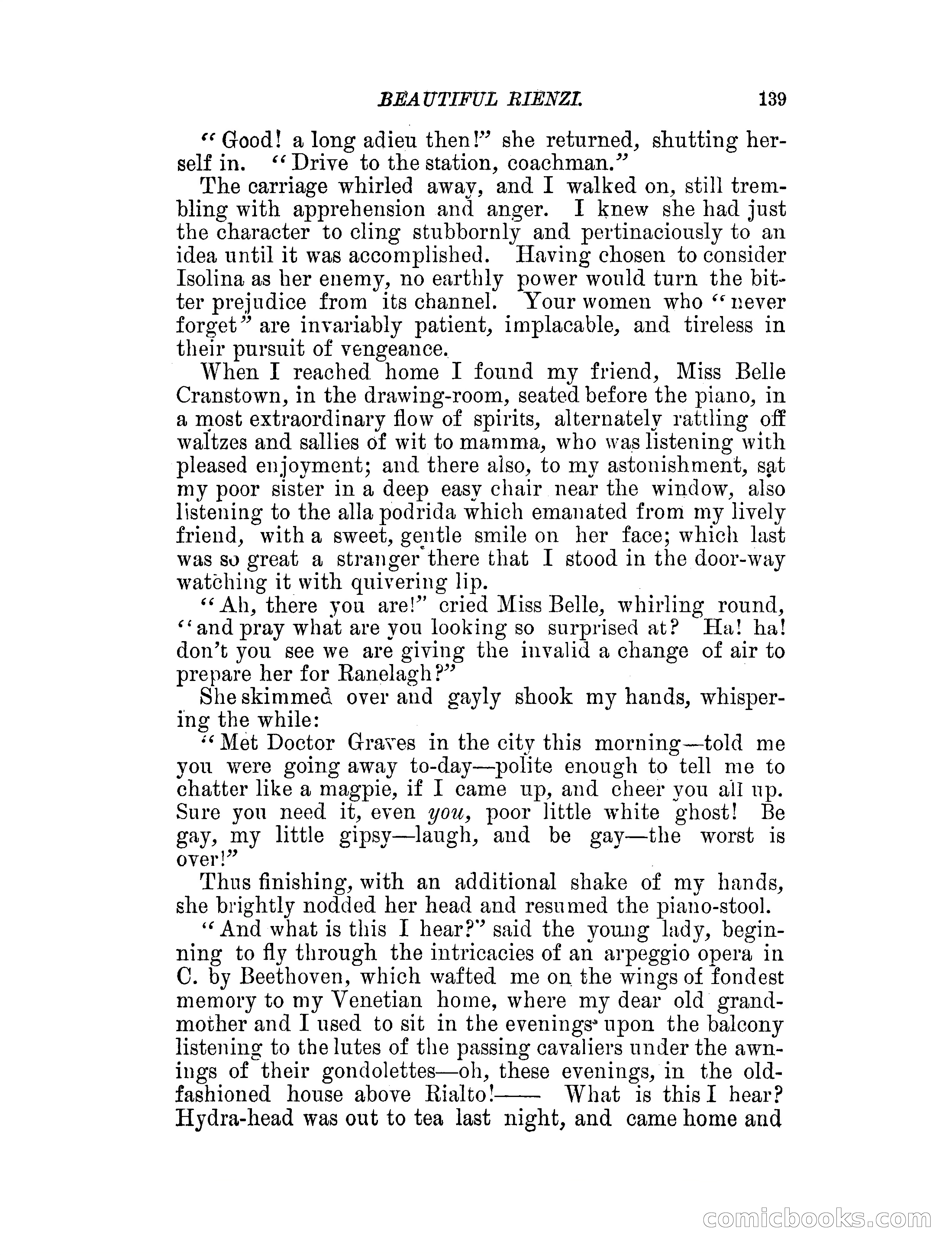 Beautiful Rienzi; or, The secret vendetta — page 144 of 287