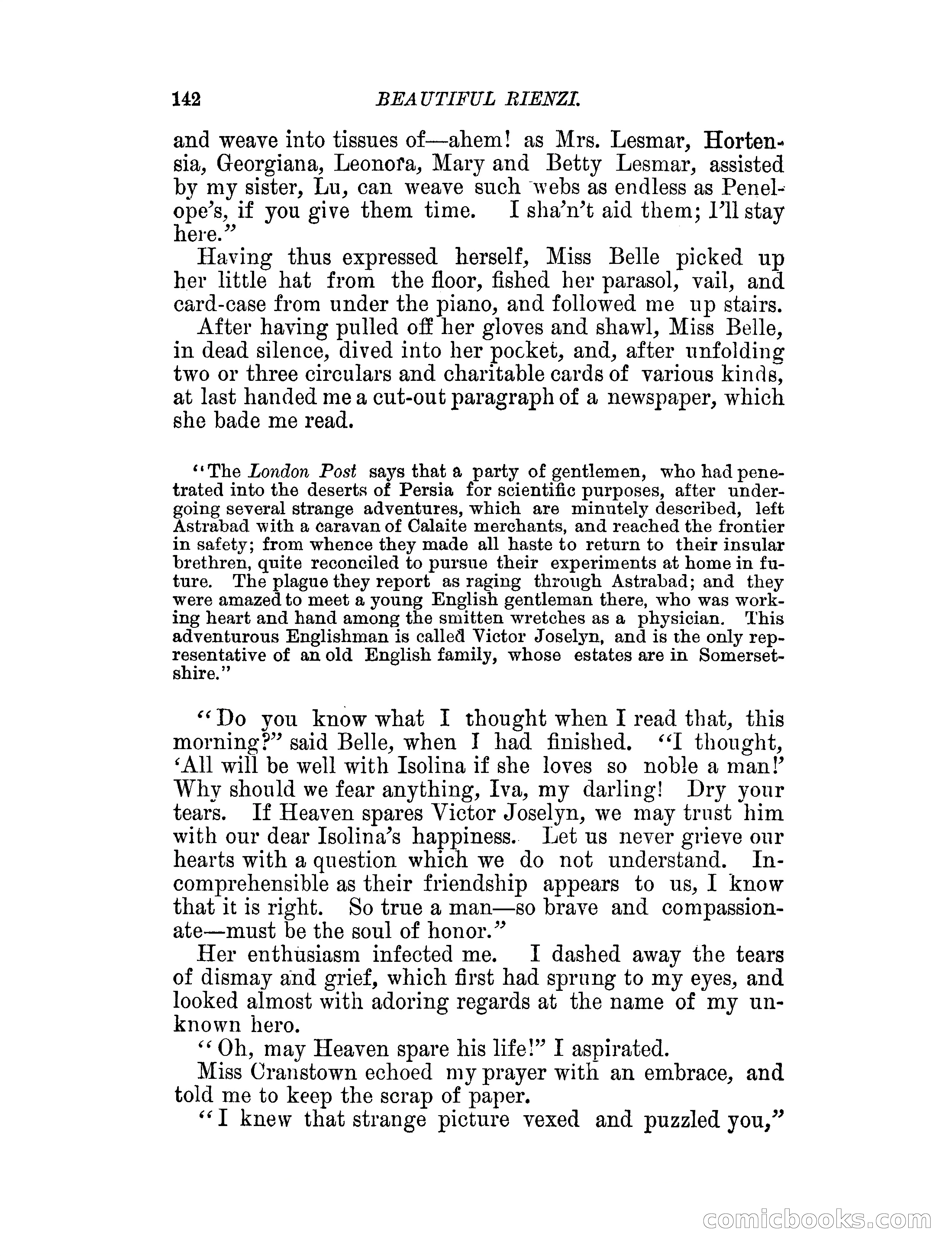 Beautiful Rienzi; or, The secret vendetta — page 147 of 287