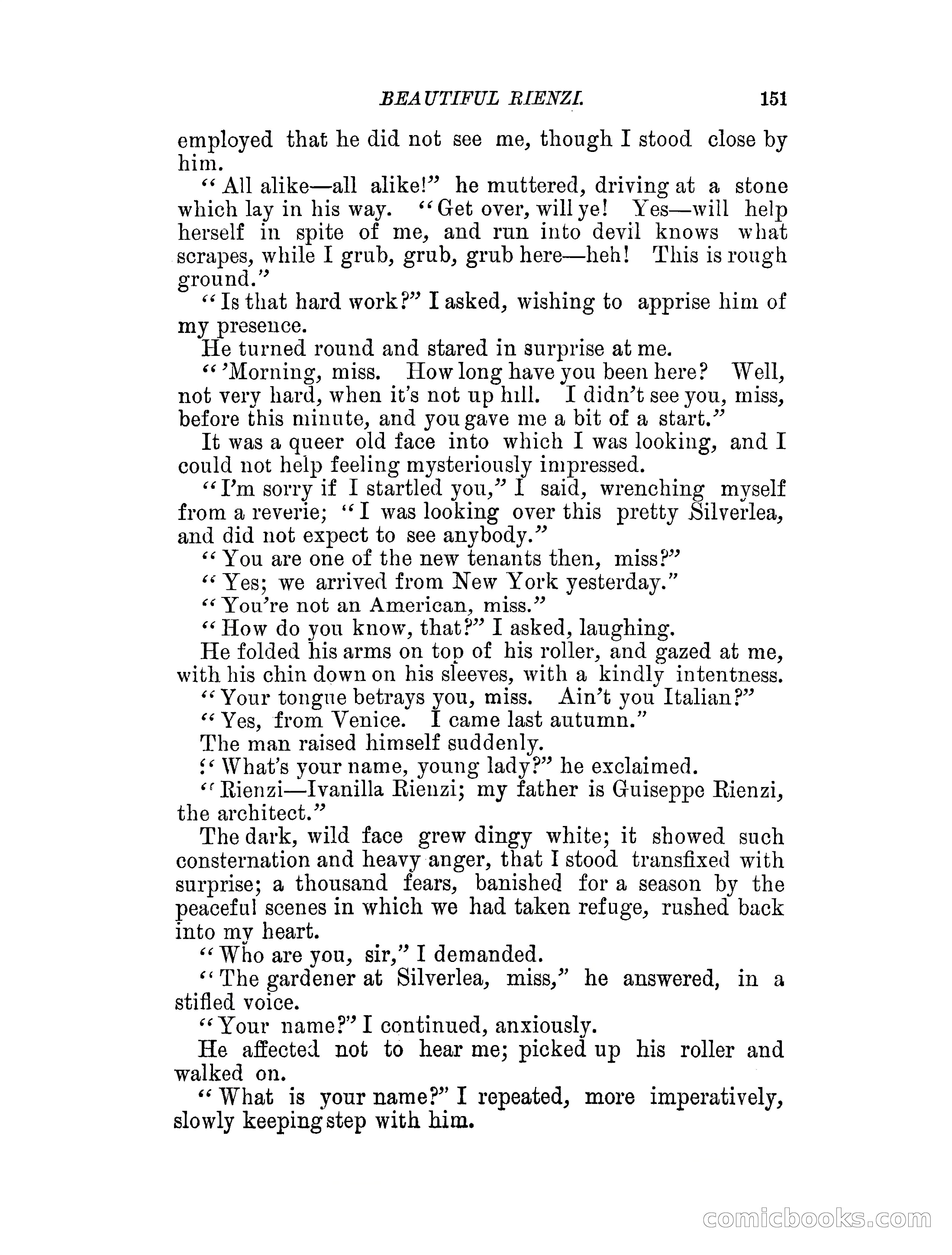 Beautiful Rienzi; or, The secret vendetta — page 156 of 287