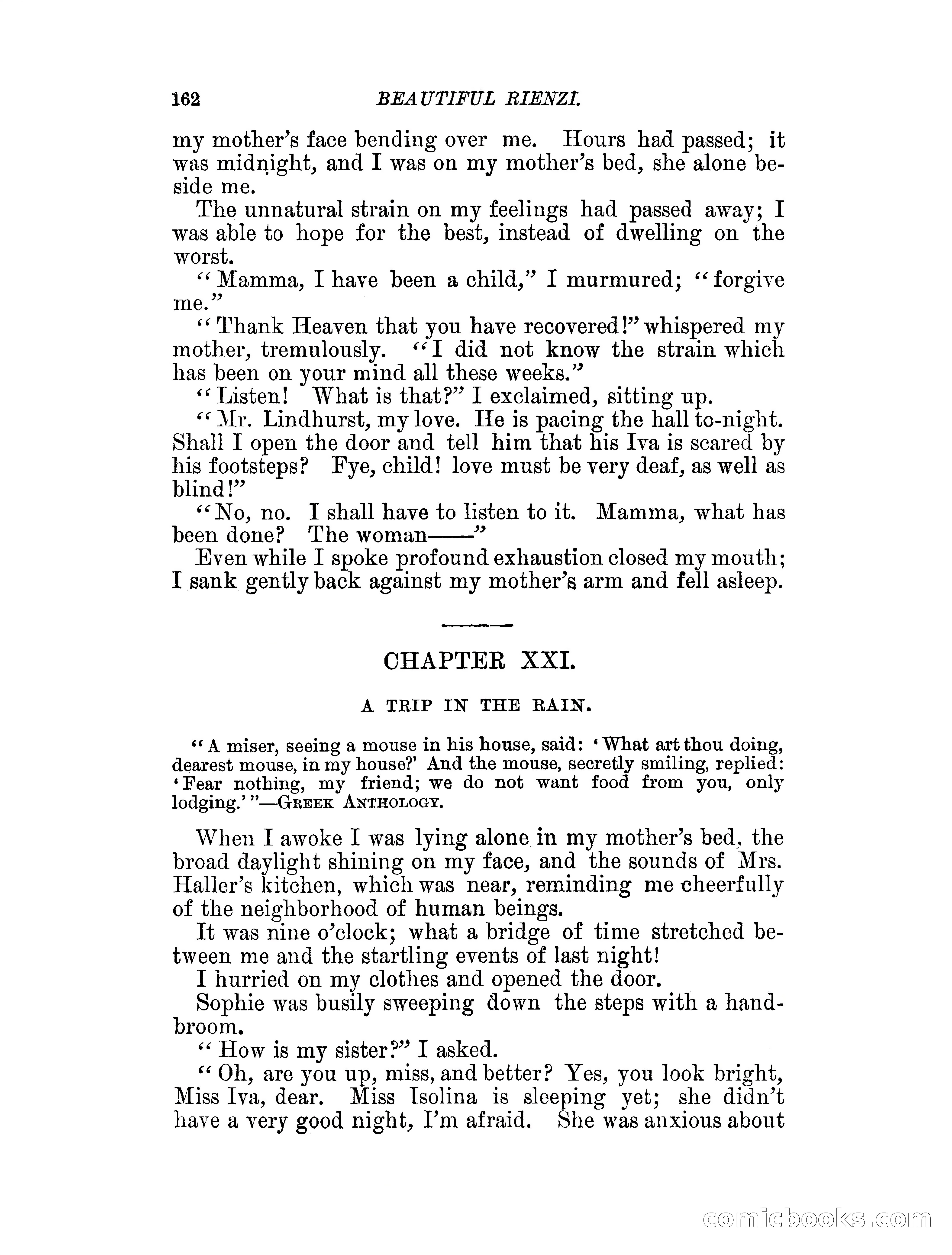 Beautiful Rienzi; or, The secret vendetta — page 167 of 287