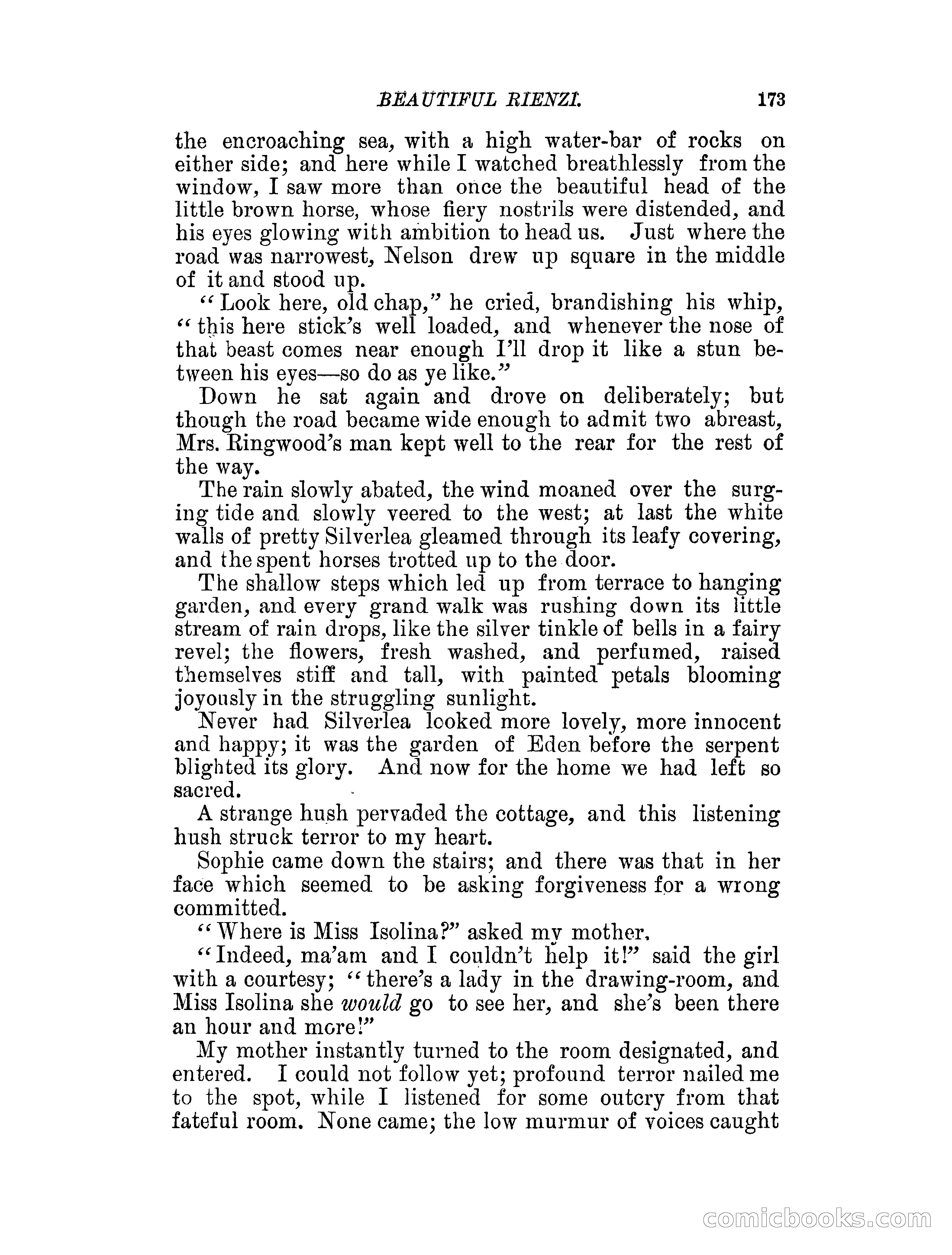 Beautiful Rienzi; or, The secret vendetta — page 178 of 287