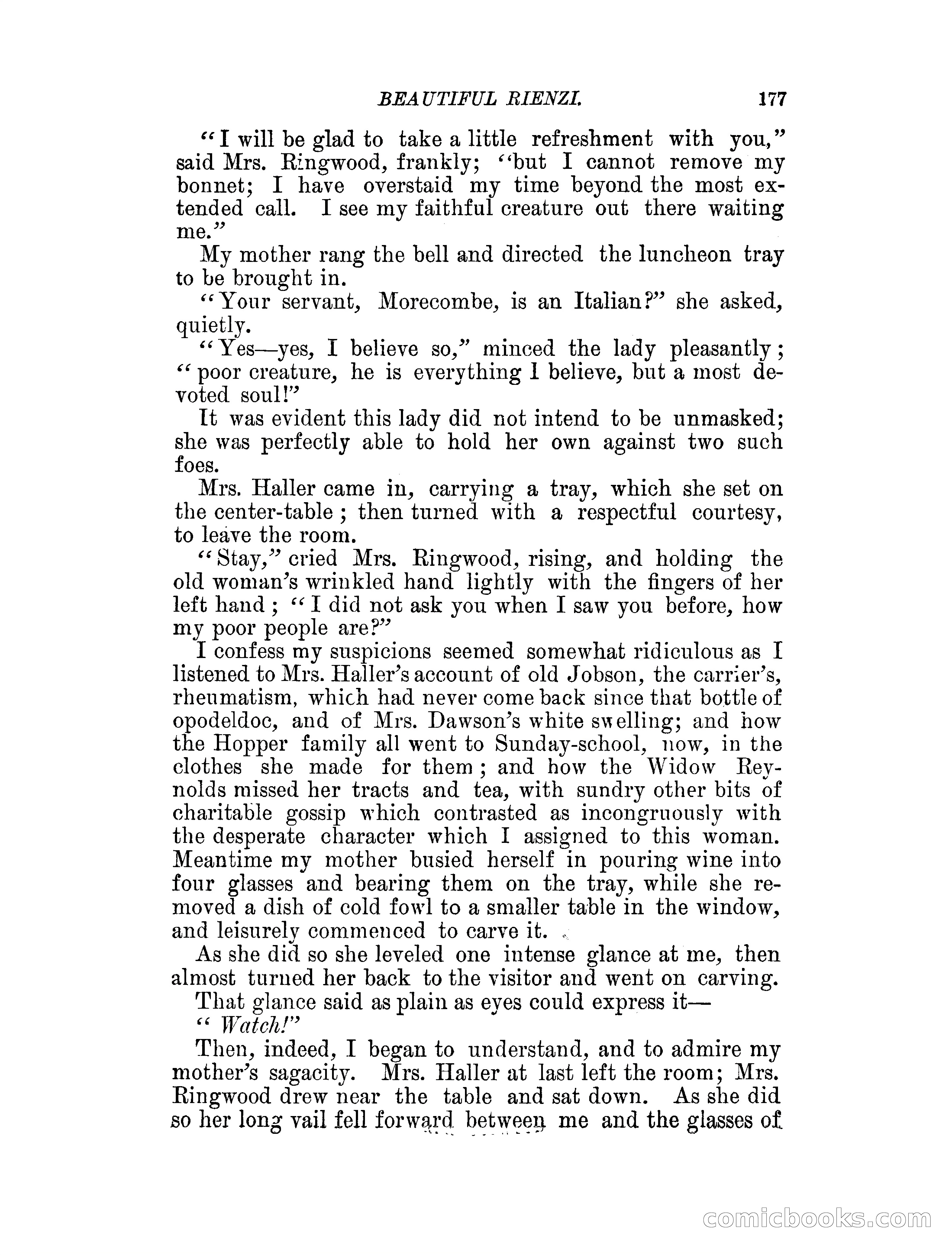 Beautiful Rienzi; or, The secret vendetta — page 182 of 287