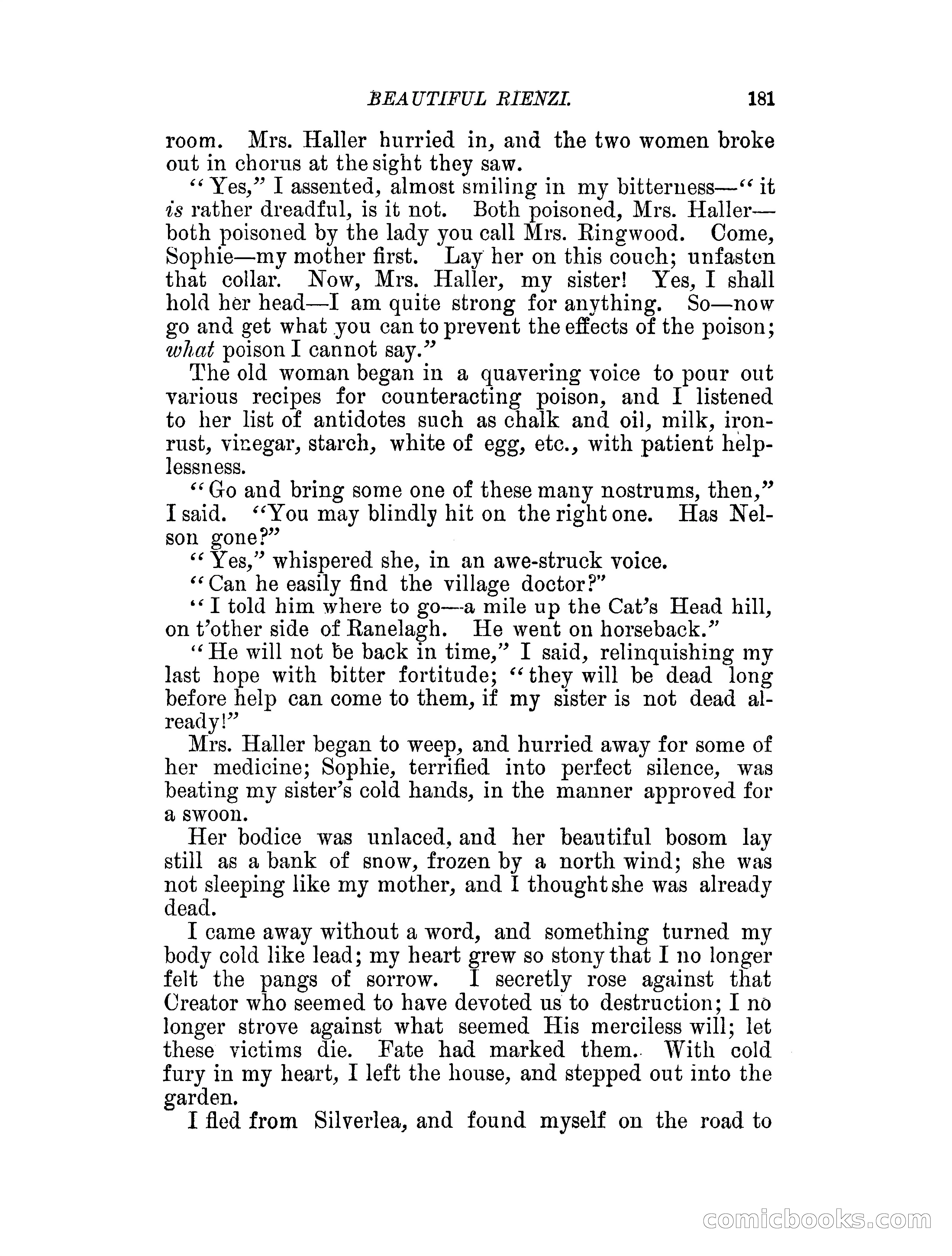 Beautiful Rienzi; or, The secret vendetta — page 186 of 287
