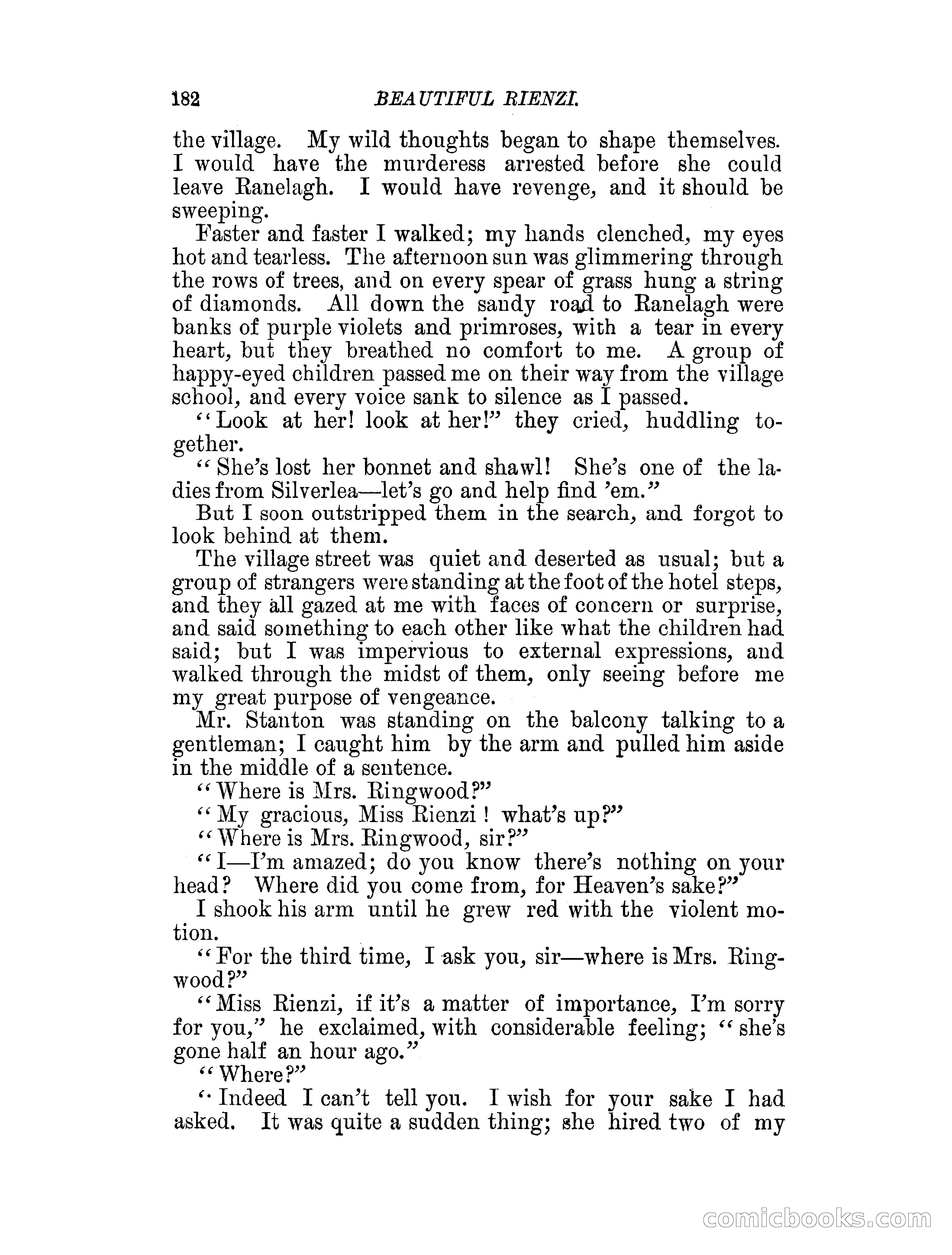 Beautiful Rienzi; or, The secret vendetta — page 187 of 287