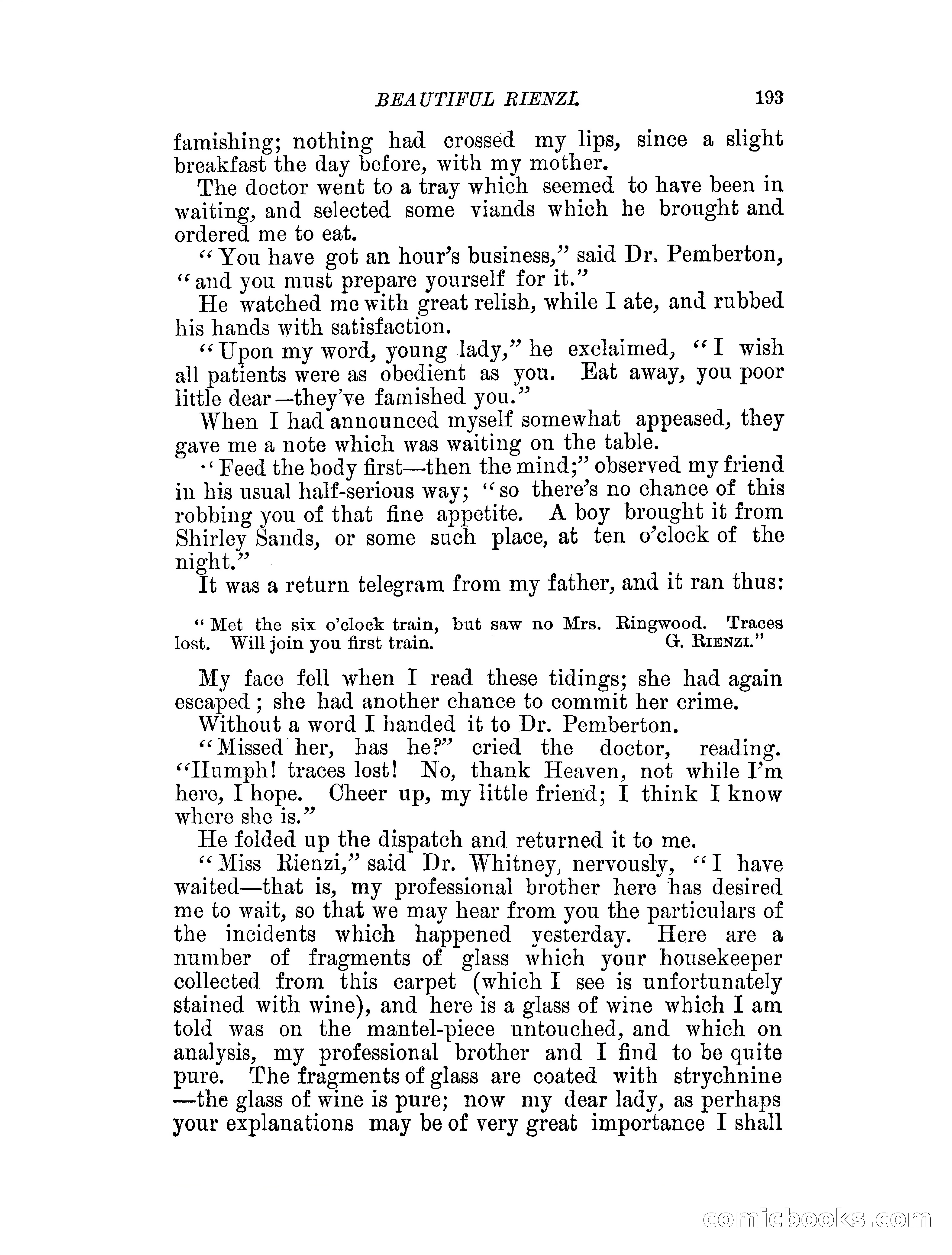 Beautiful Rienzi; or, The secret vendetta — page 198 of 287