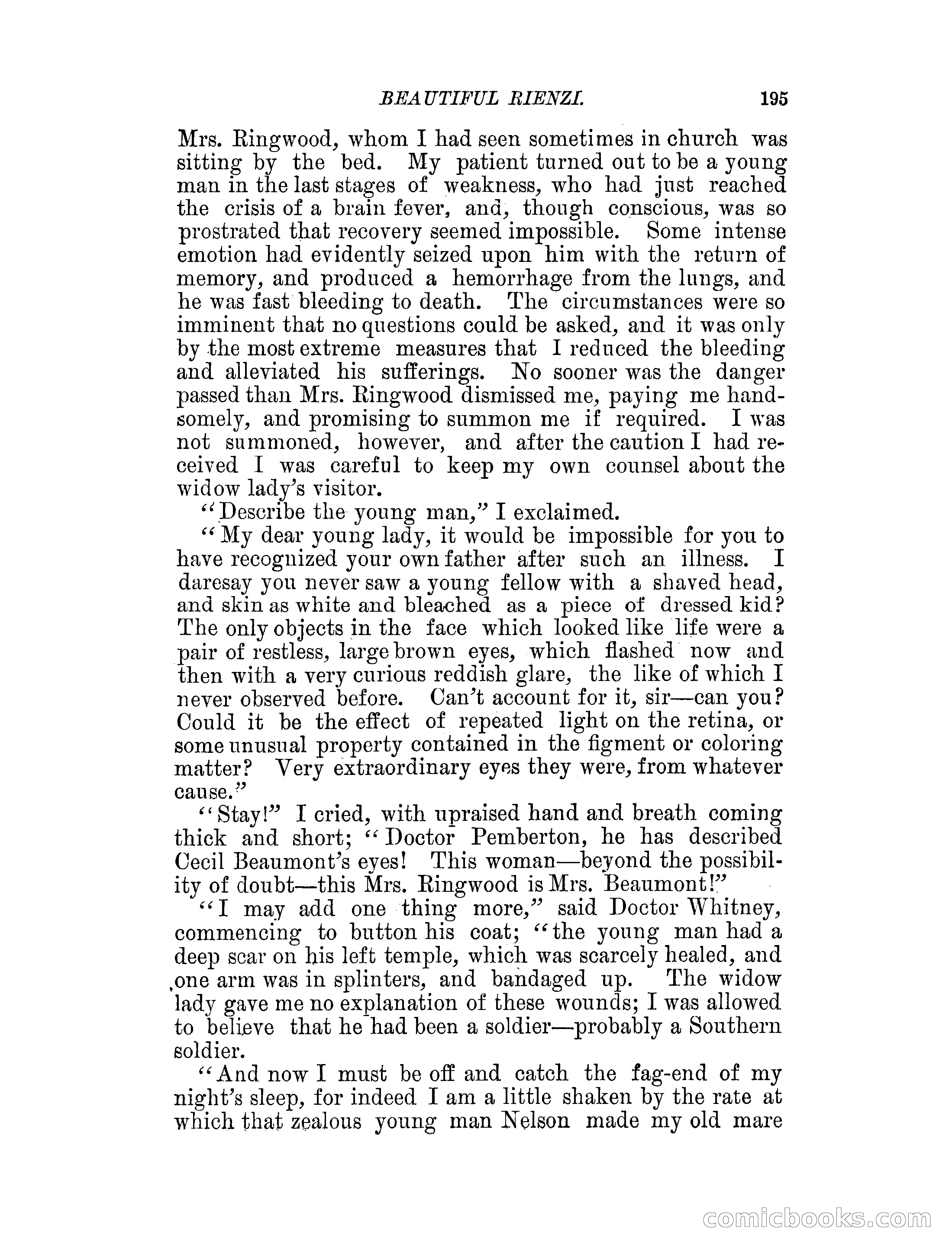 Beautiful Rienzi; or, The secret vendetta — page 200 of 287