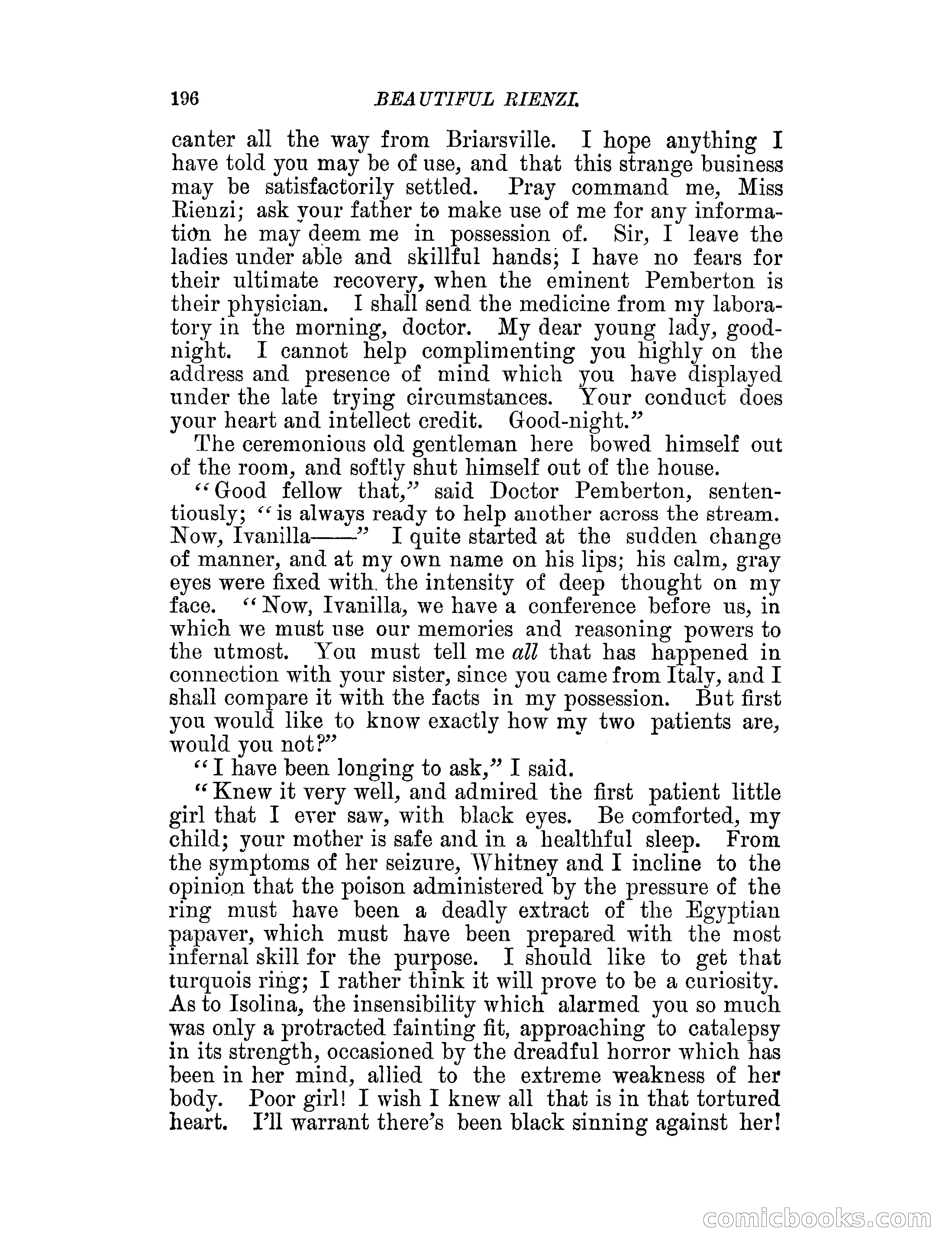 Beautiful Rienzi; or, The secret vendetta — page 201 of 287