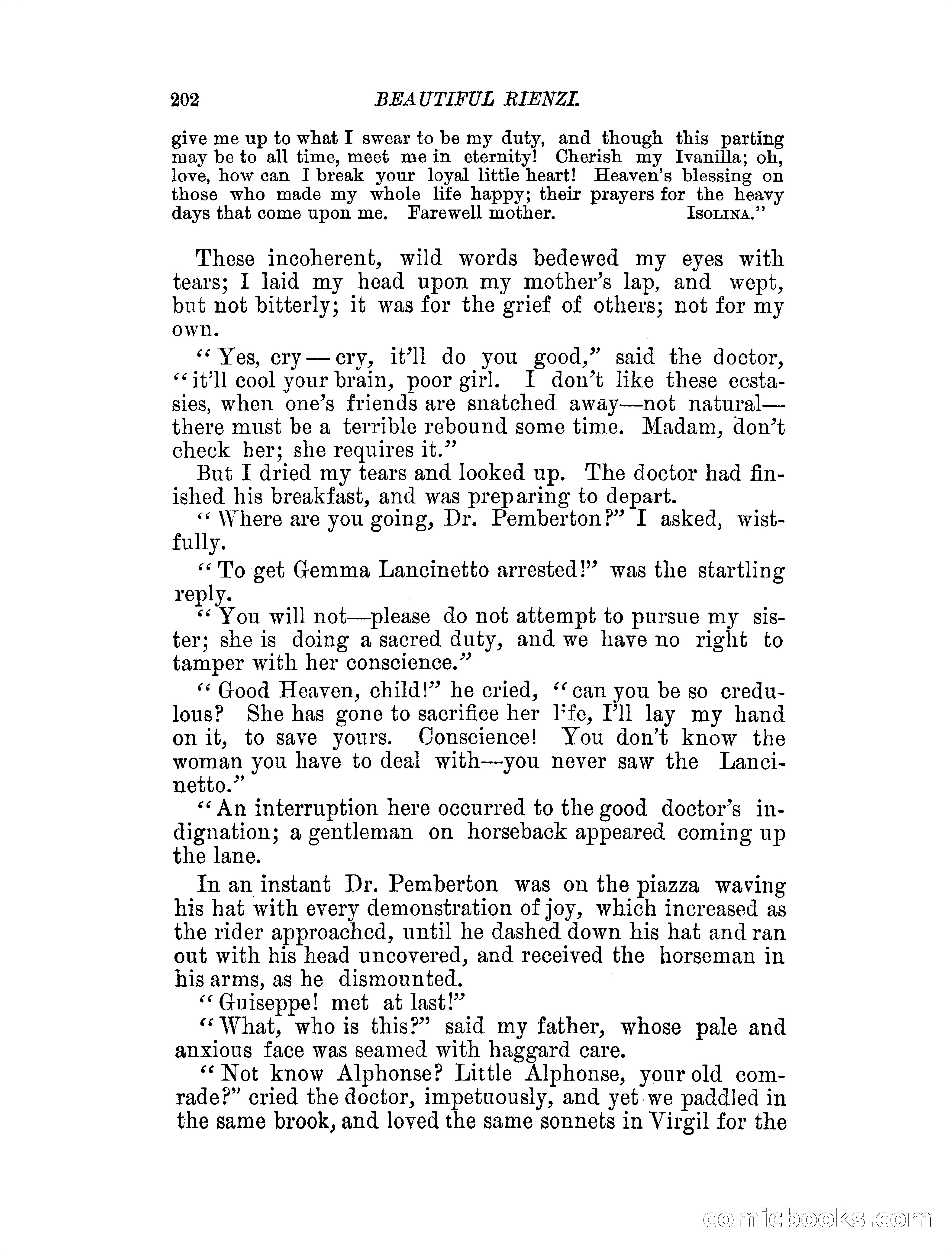 Beautiful Rienzi; or, The secret vendetta — page 207 of 287