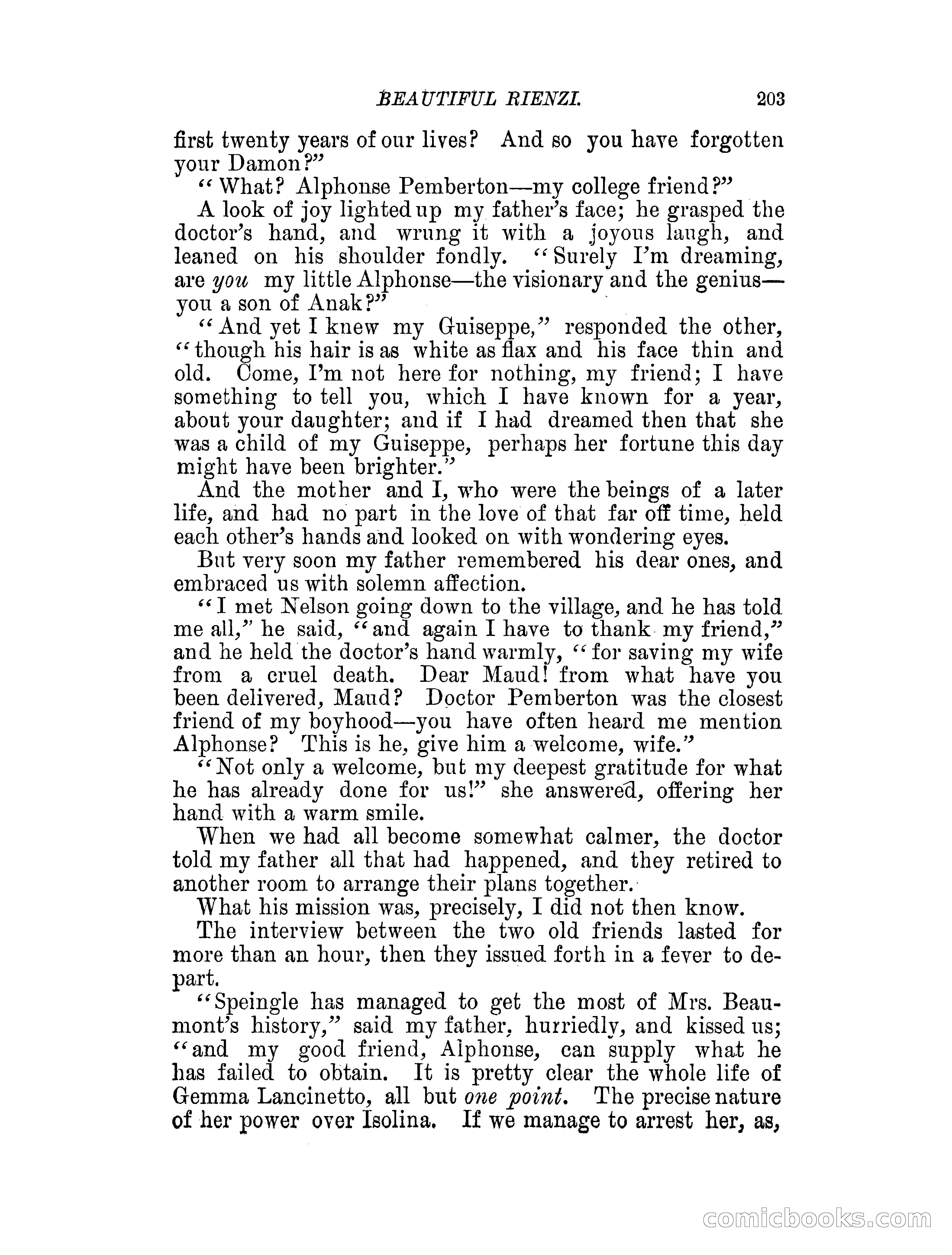 Beautiful Rienzi; or, The secret vendetta — page 208 of 287