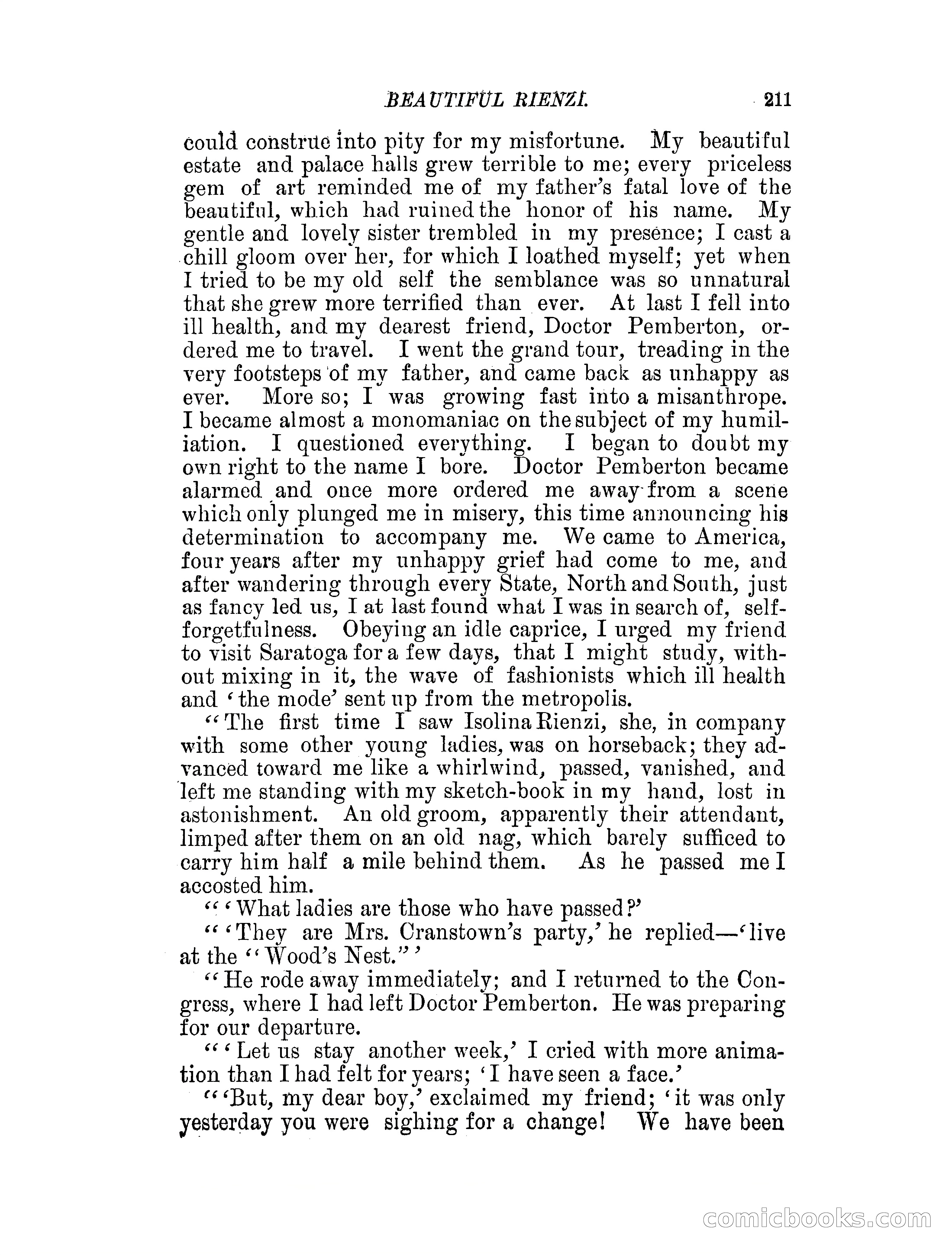 Beautiful Rienzi; or, The secret vendetta — page 216 of 287