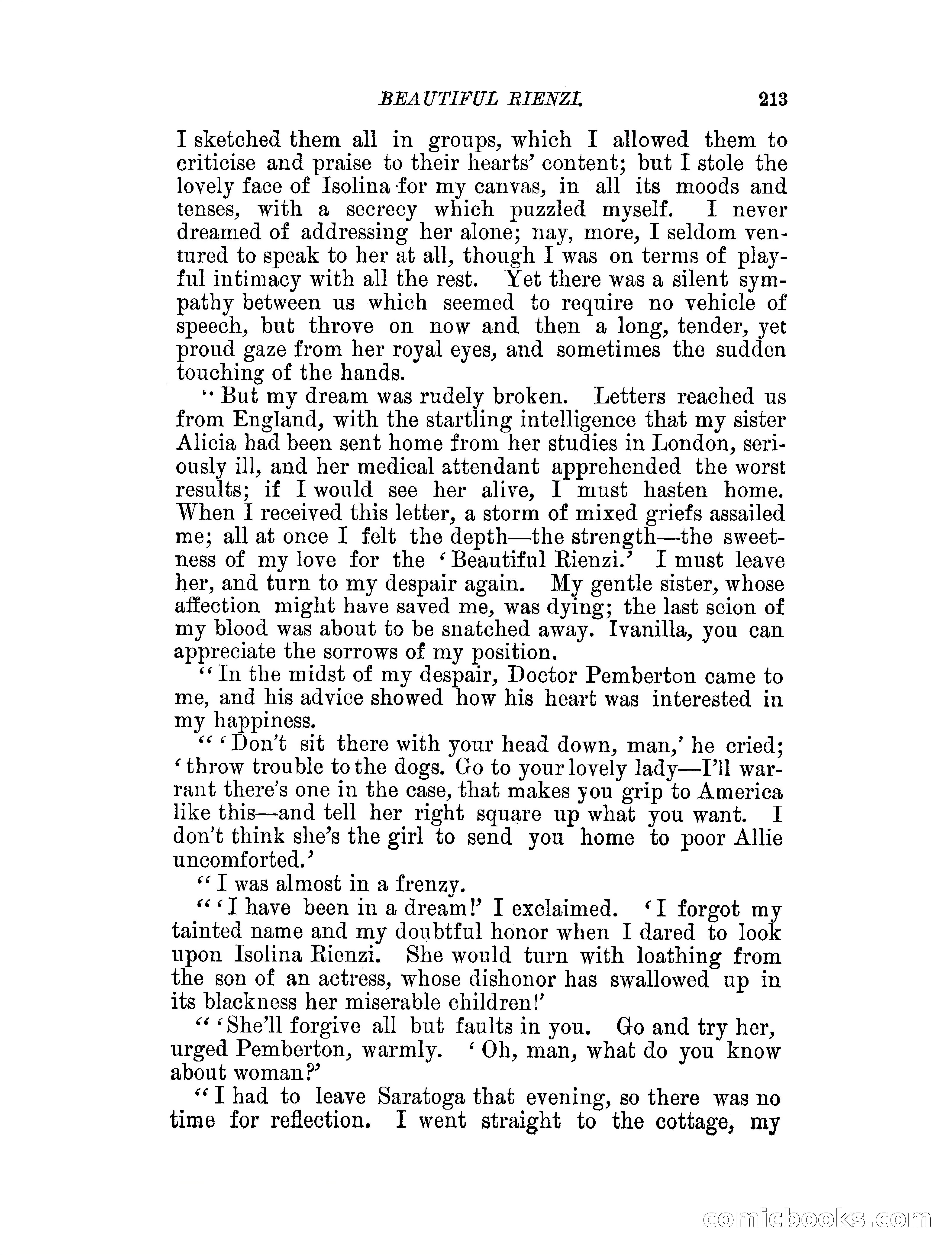 Beautiful Rienzi; or, The secret vendetta — page 218 of 287