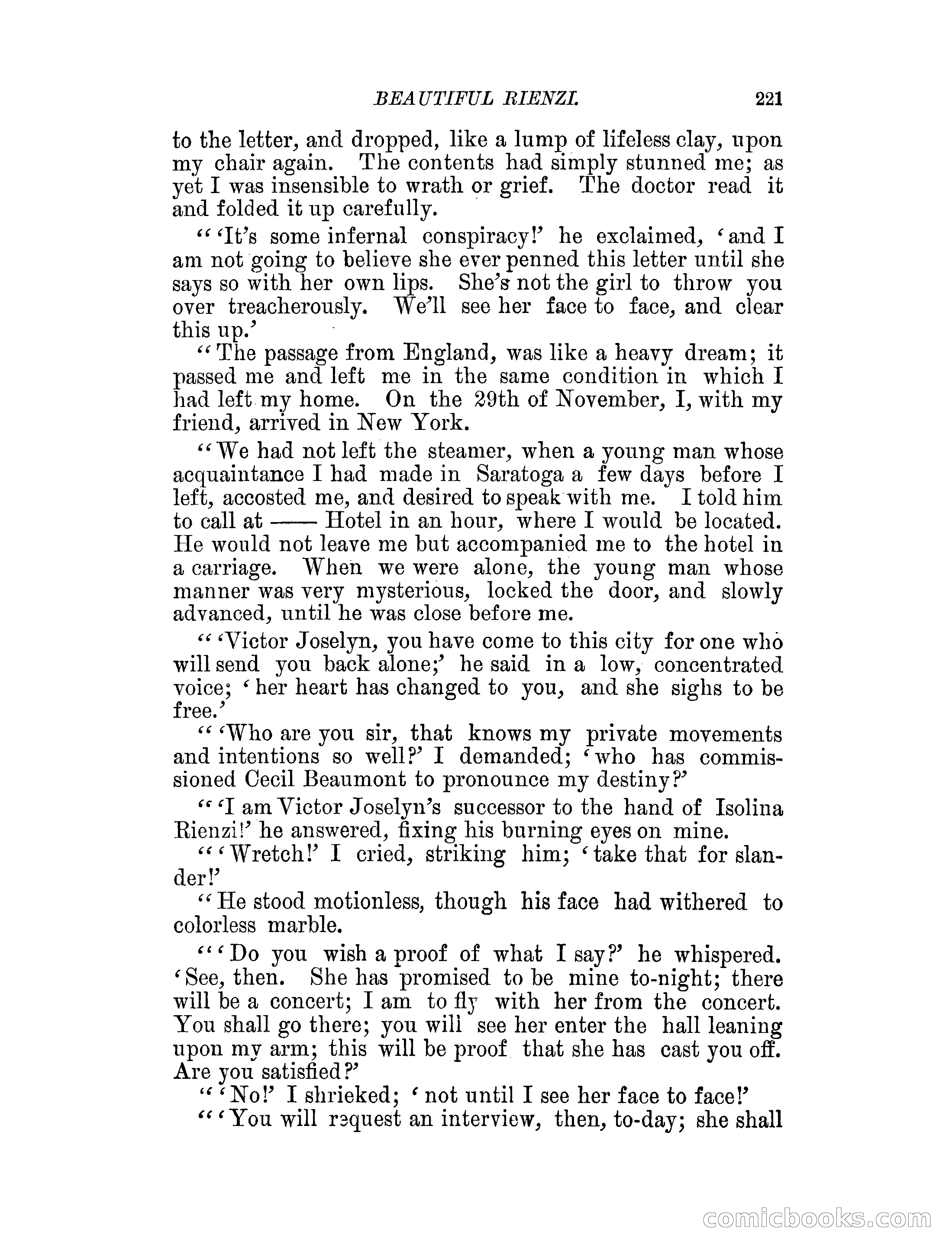 Beautiful Rienzi; or, The secret vendetta — page 226 of 287