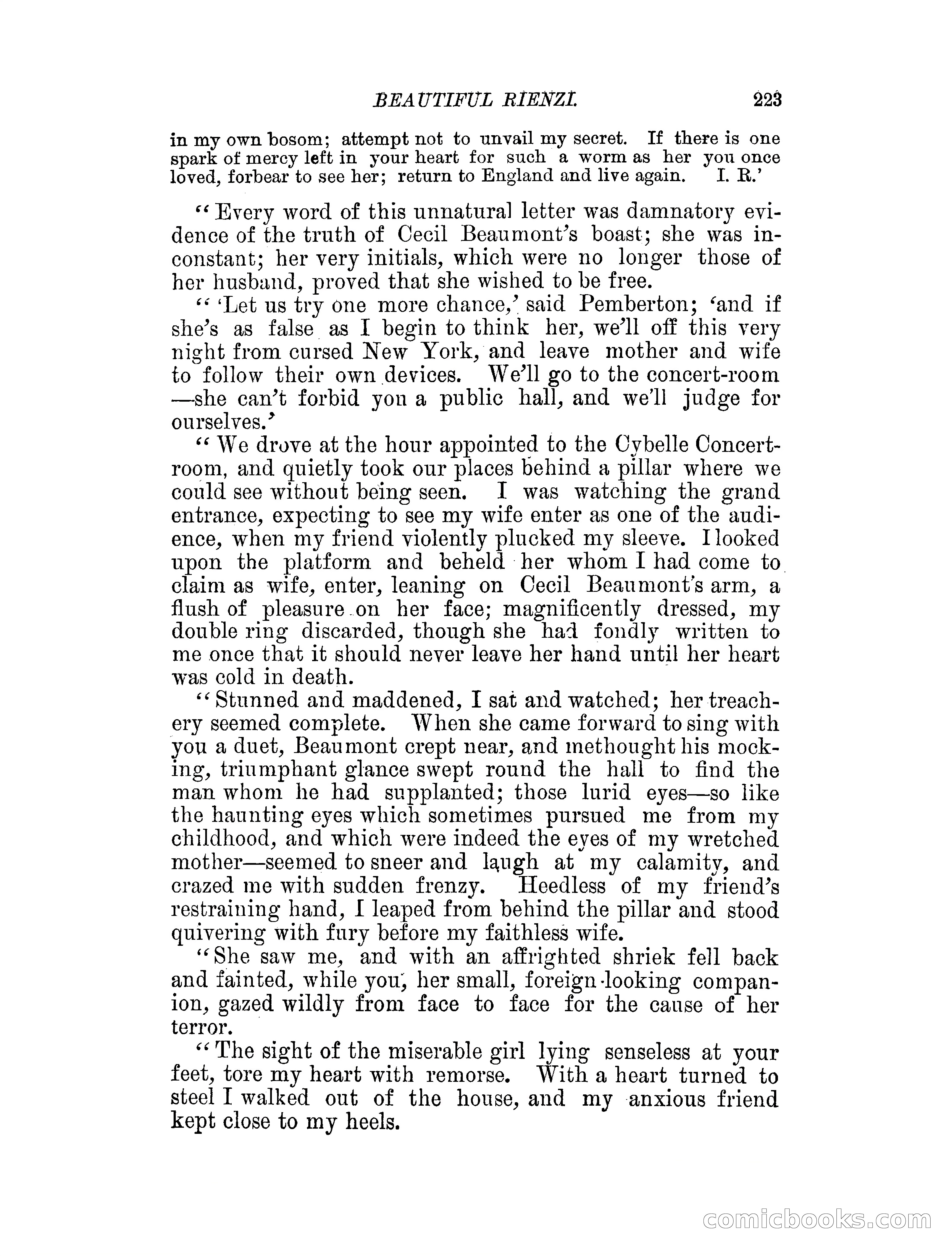 Beautiful Rienzi; or, The secret vendetta — page 228 of 287