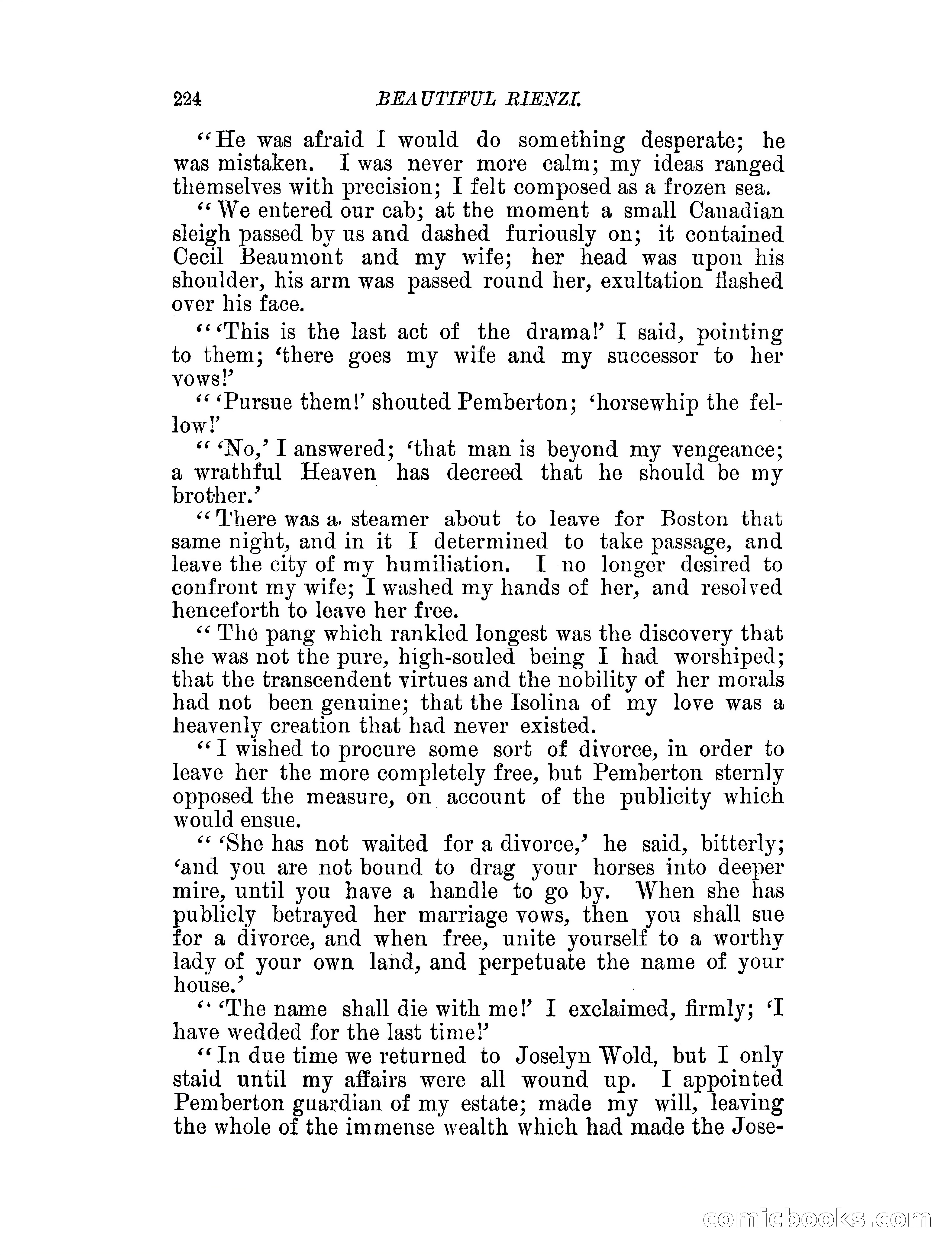 Beautiful Rienzi; or, The secret vendetta — page 229 of 287