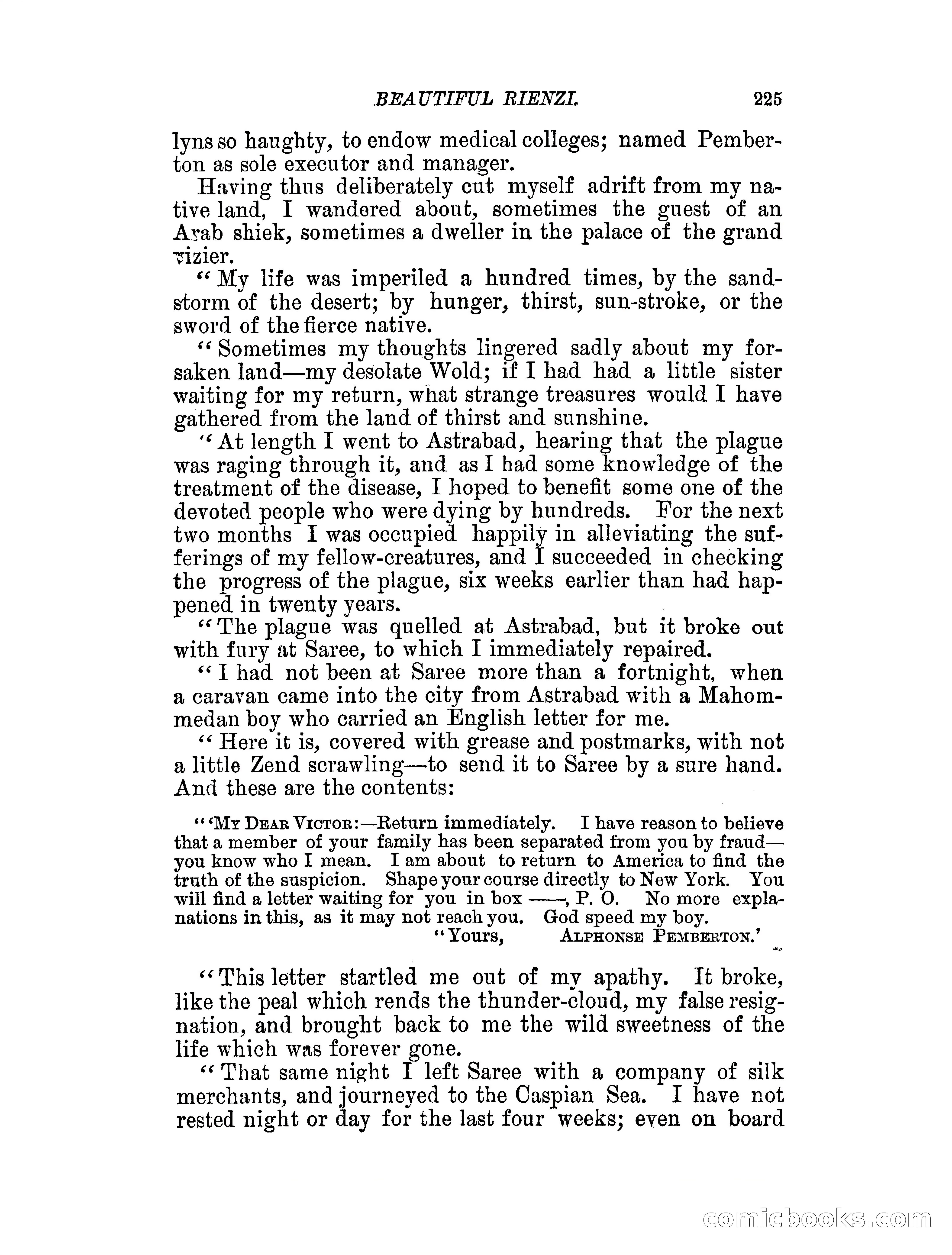 Beautiful Rienzi; or, The secret vendetta — page 230 of 287