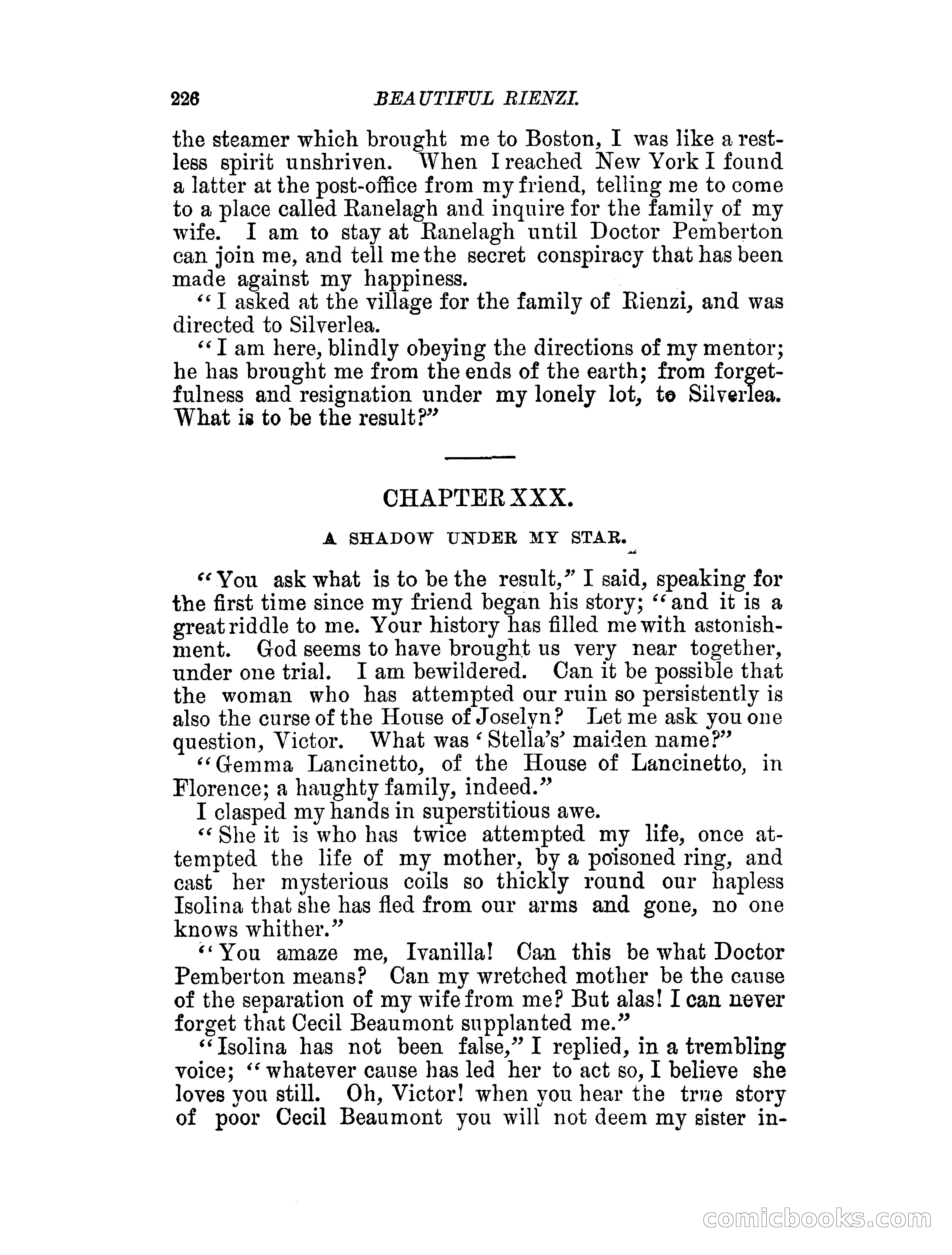 Beautiful Rienzi; or, The secret vendetta — page 231 of 287