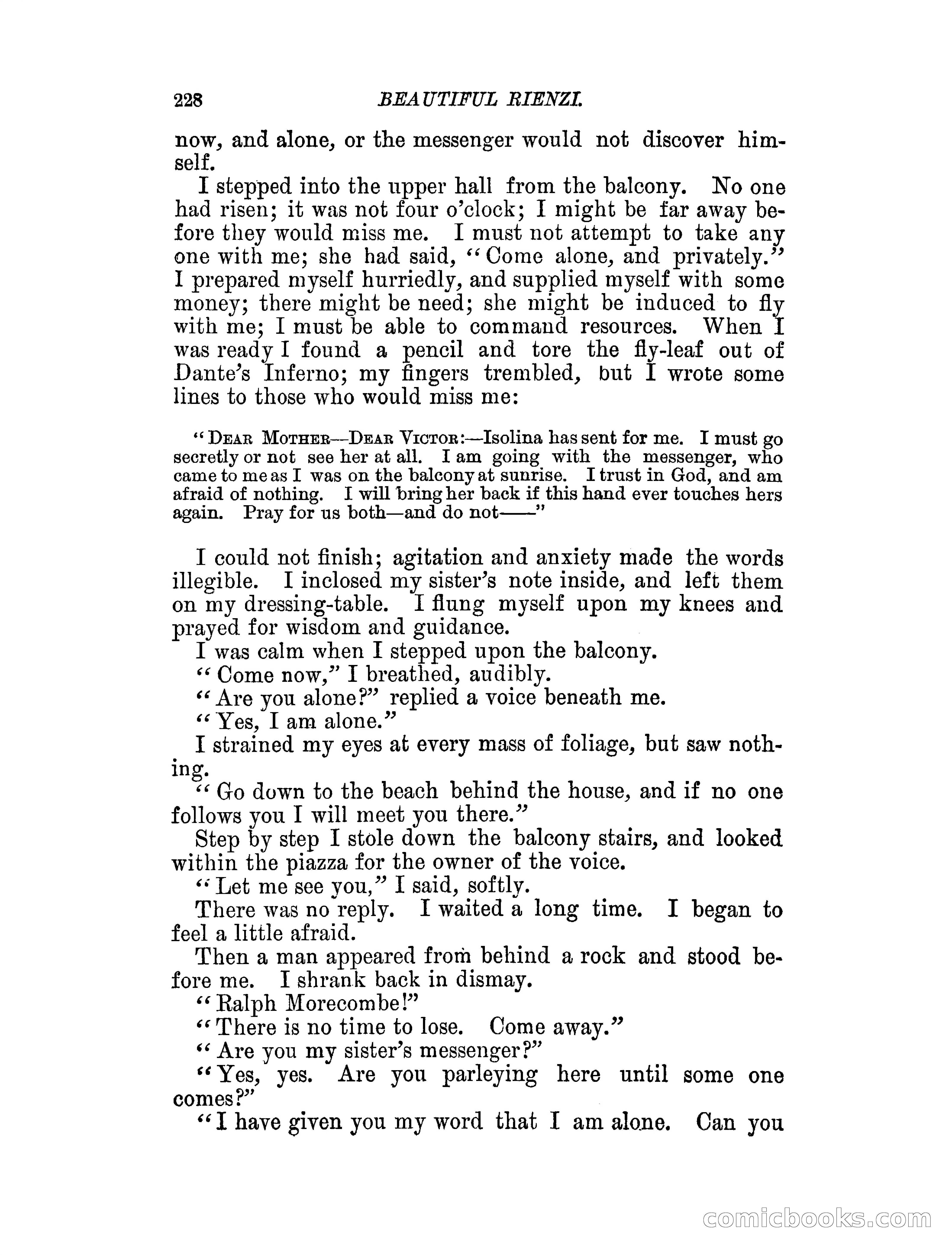 Beautiful Rienzi; or, The secret vendetta — page 233 of 287