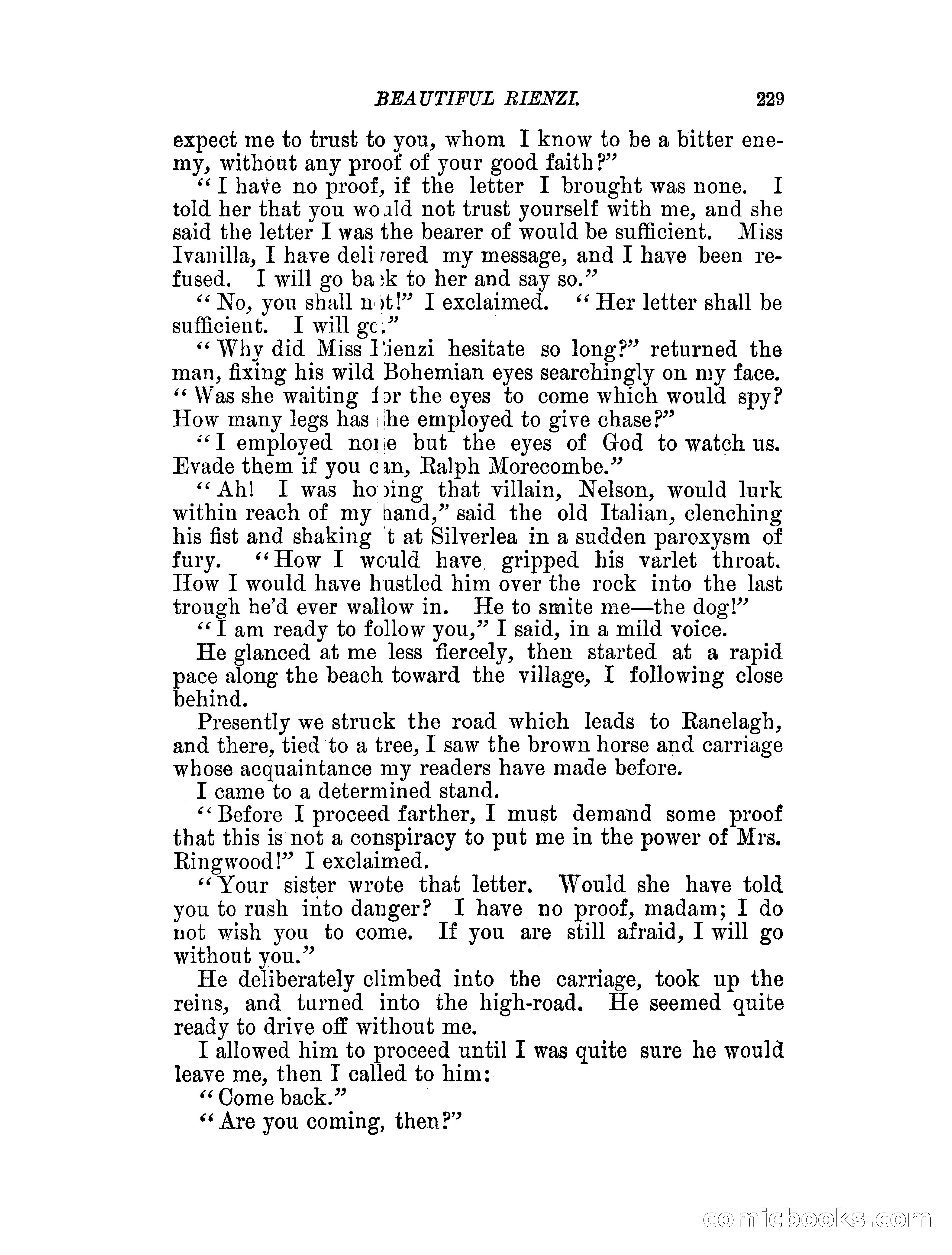 Beautiful Rienzi; or, The secret vendetta — page 234 of 287