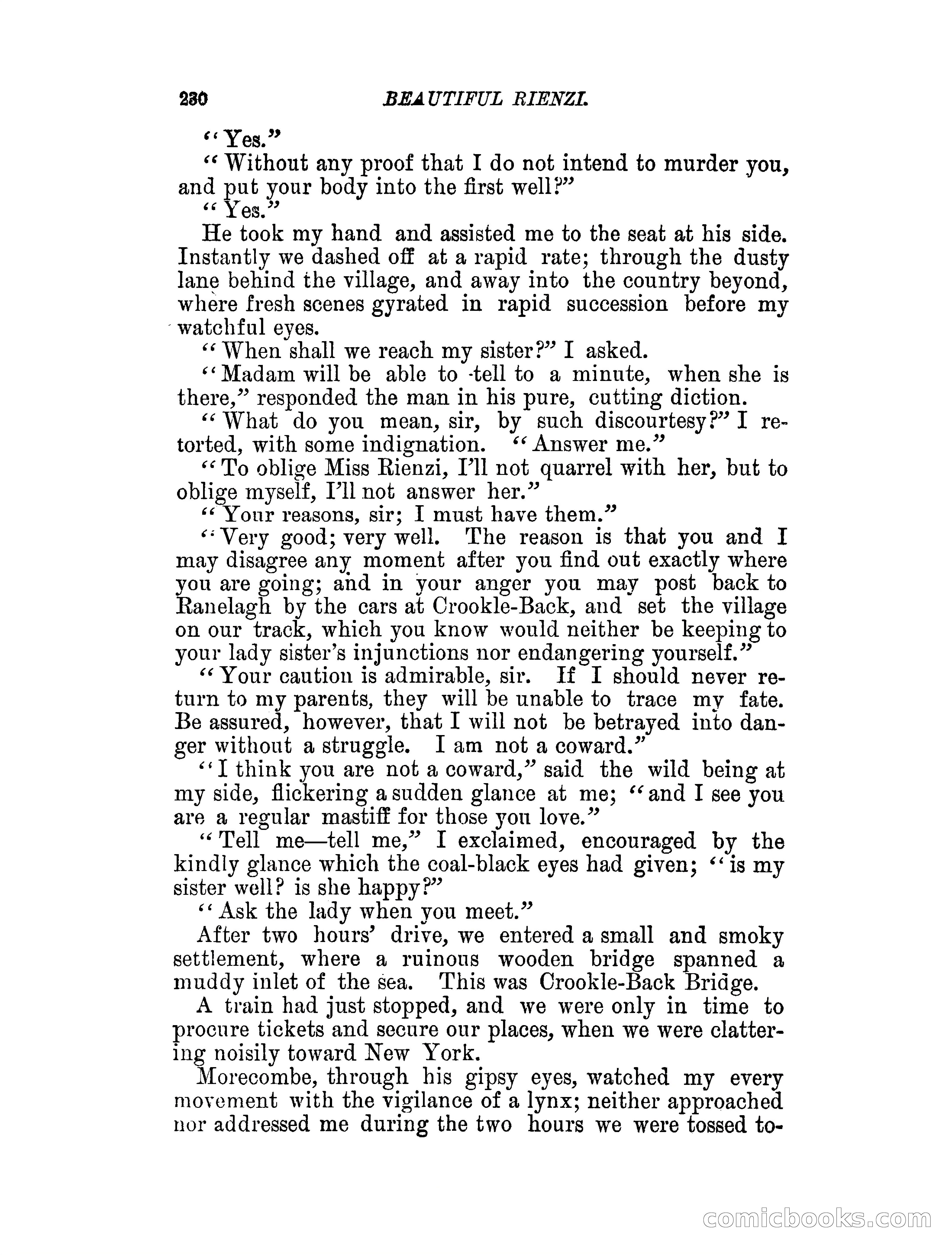 Beautiful Rienzi; or, The secret vendetta — page 235 of 287
