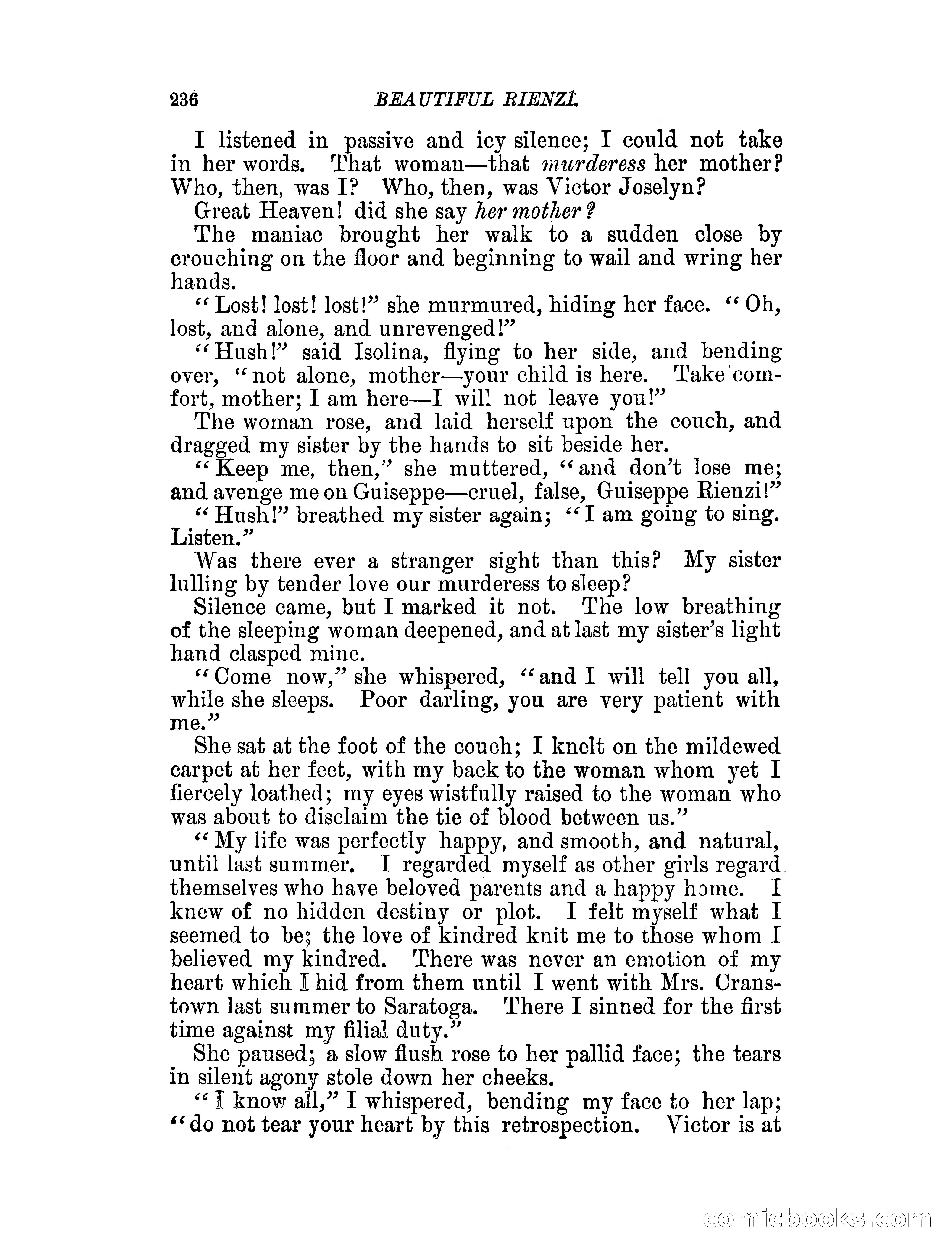 Beautiful Rienzi; or, The secret vendetta — page 241 of 287