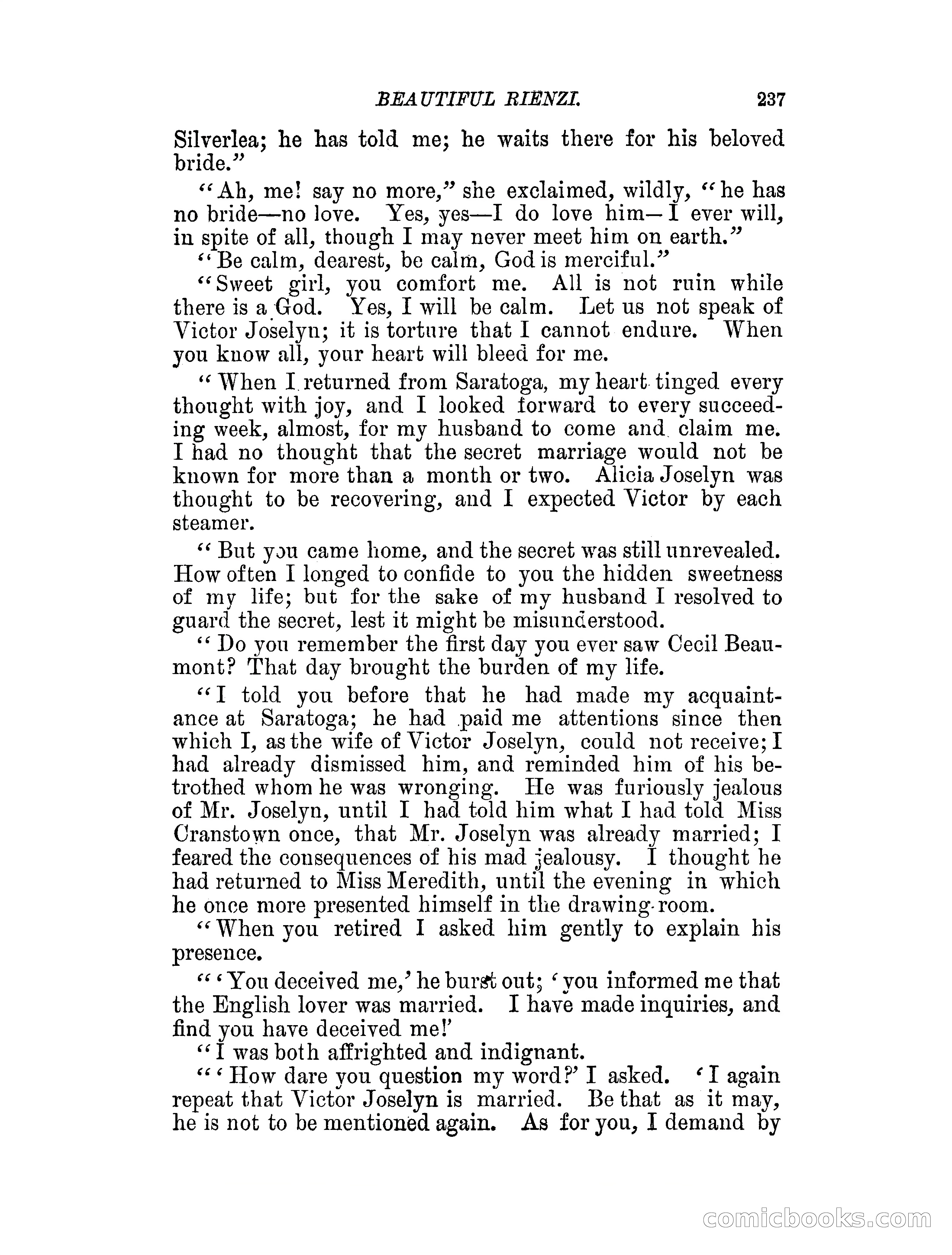 Beautiful Rienzi; or, The secret vendetta — page 242 of 287