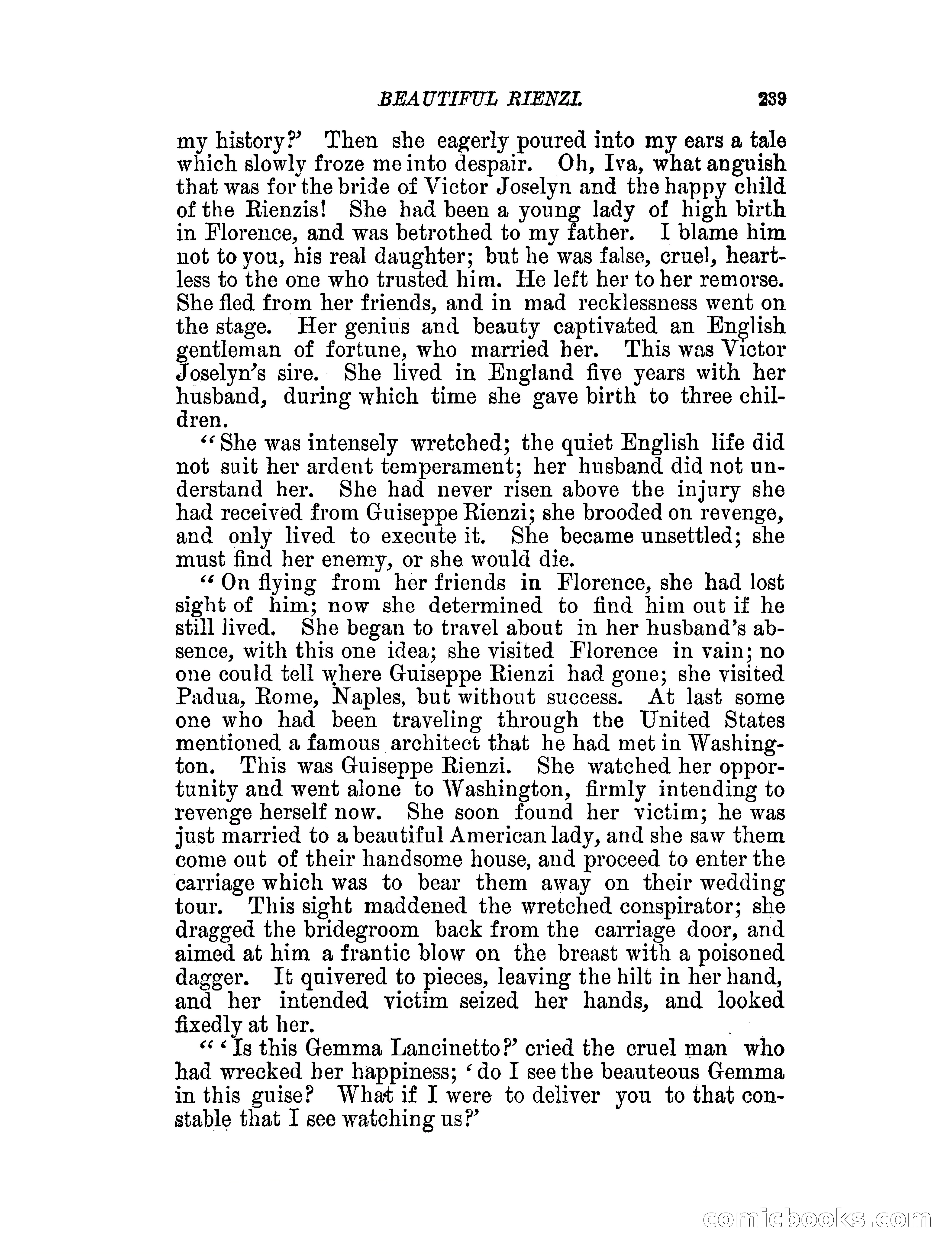 Beautiful Rienzi; or, The secret vendetta — page 244 of 287