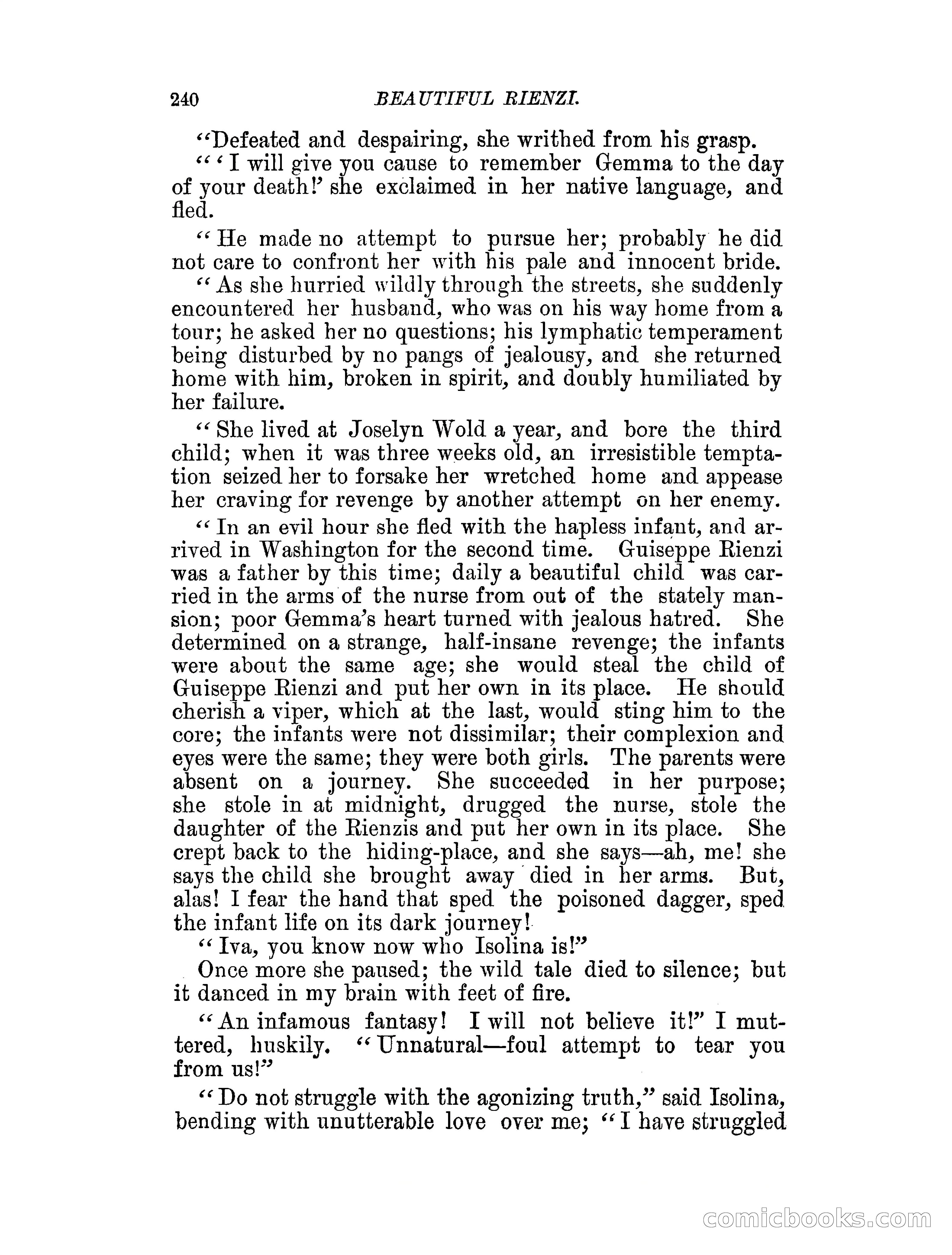 Beautiful Rienzi; or, The secret vendetta — page 245 of 287