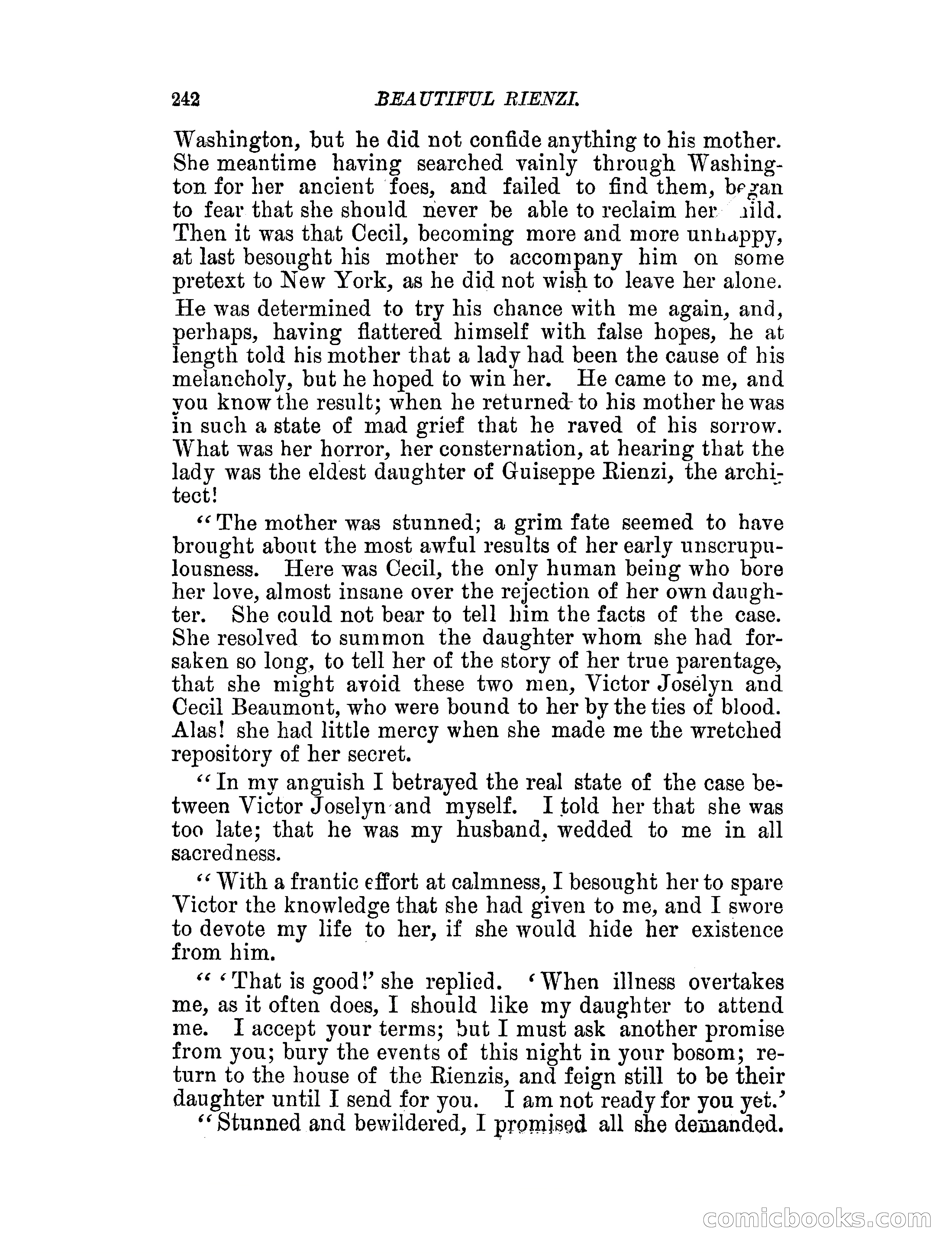 Beautiful Rienzi; or, The secret vendetta — page 247 of 287