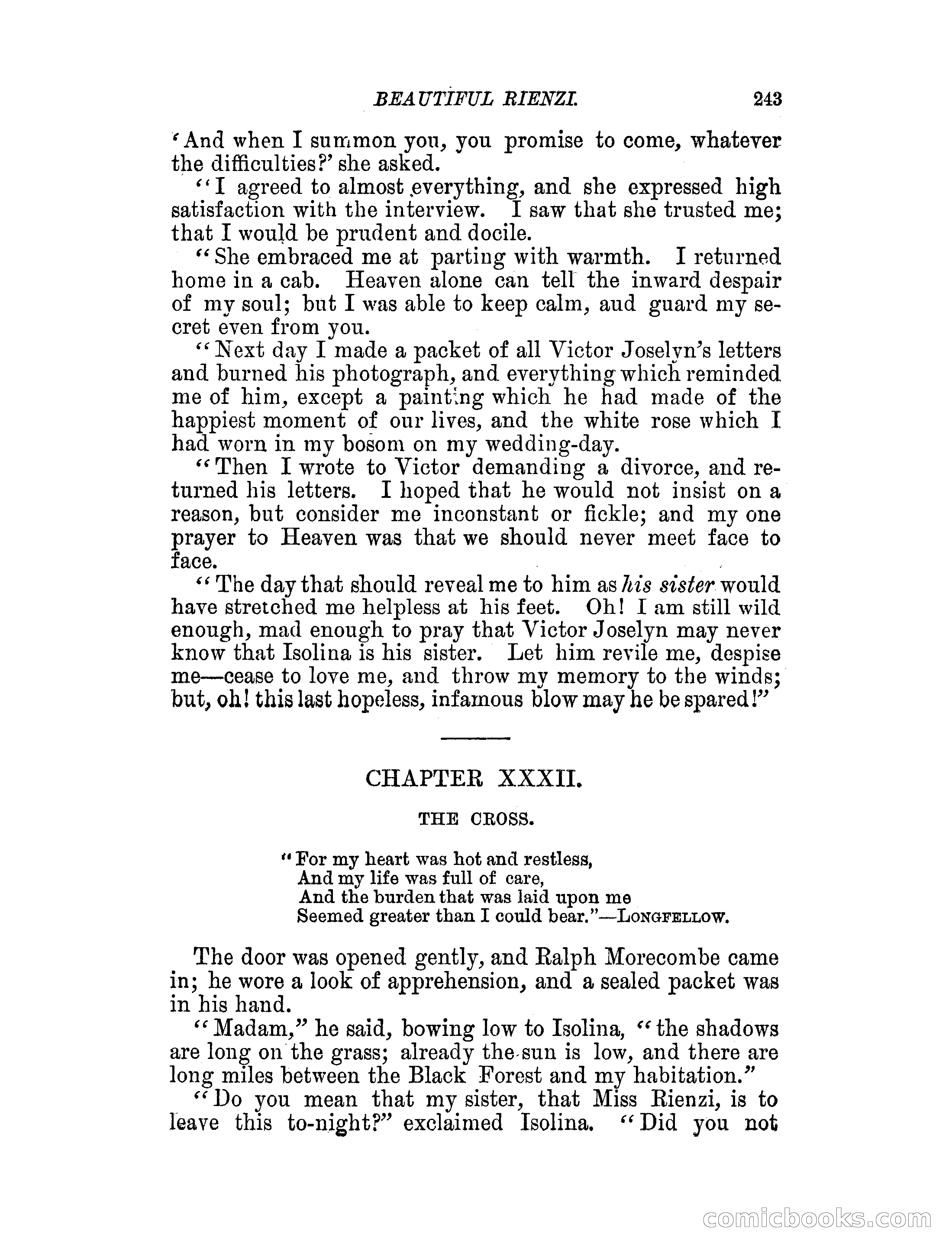 Beautiful Rienzi; or, The secret vendetta — page 248 of 287