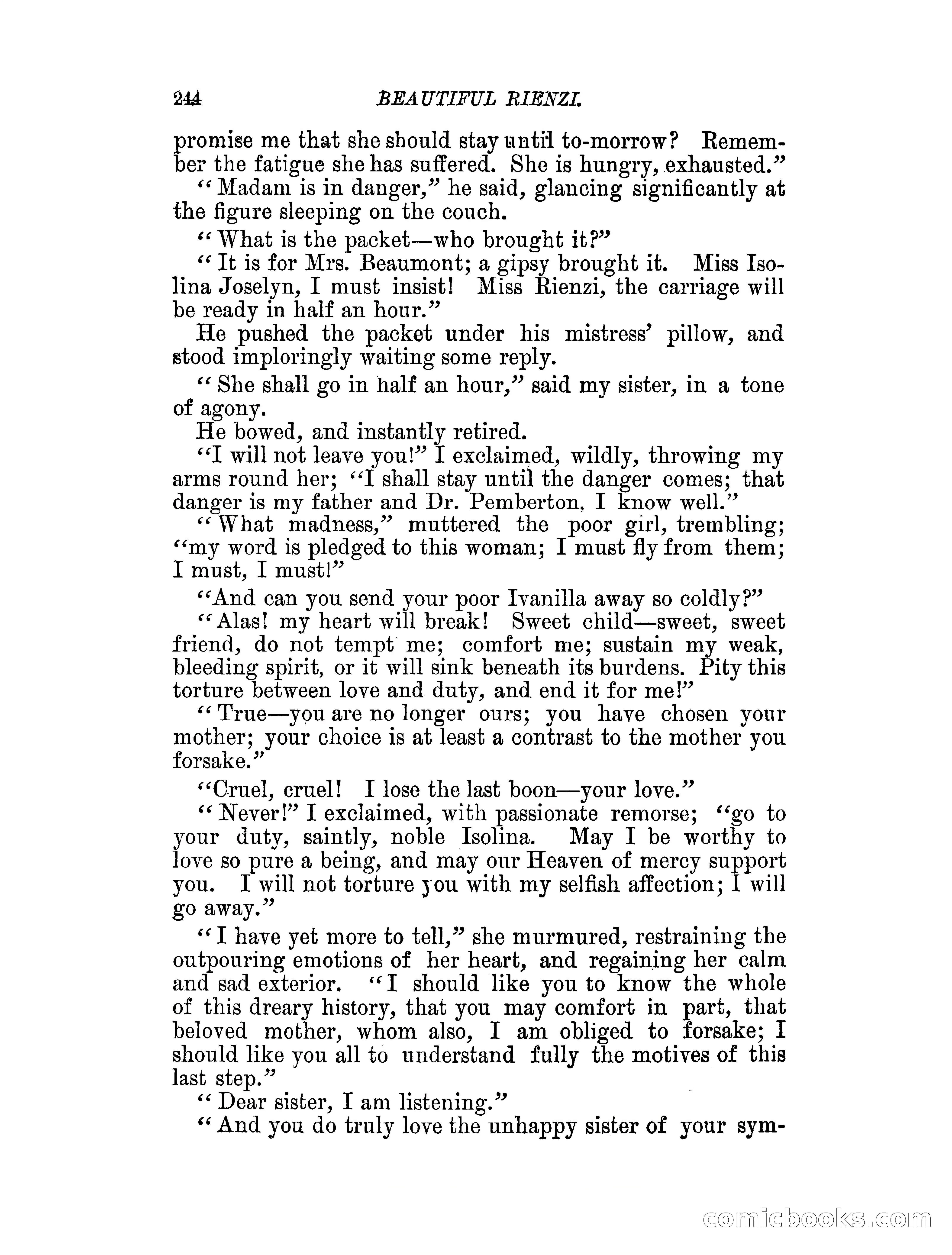 Beautiful Rienzi; or, The secret vendetta — page 249 of 287