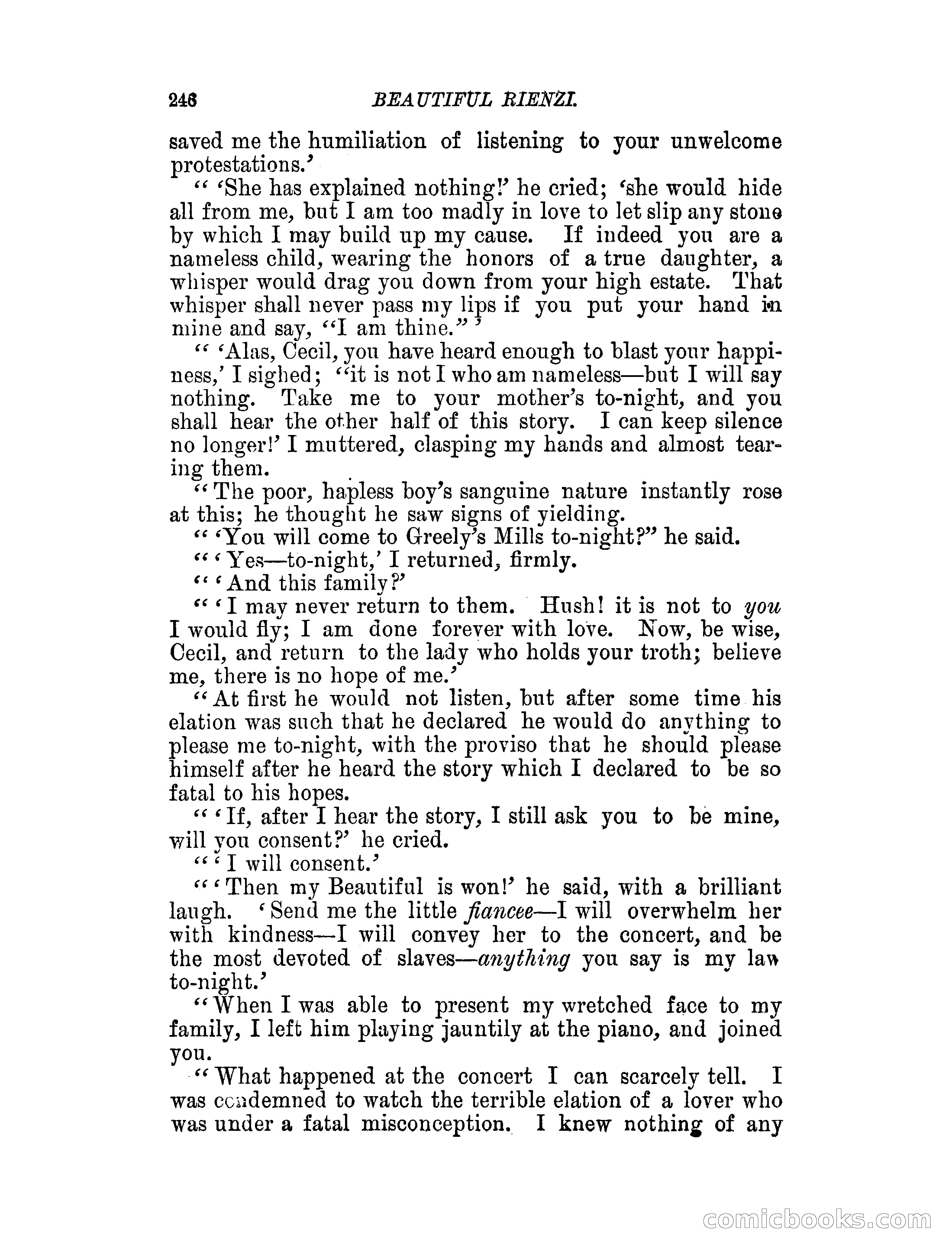 Beautiful Rienzi; or, The secret vendetta — page 251 of 287