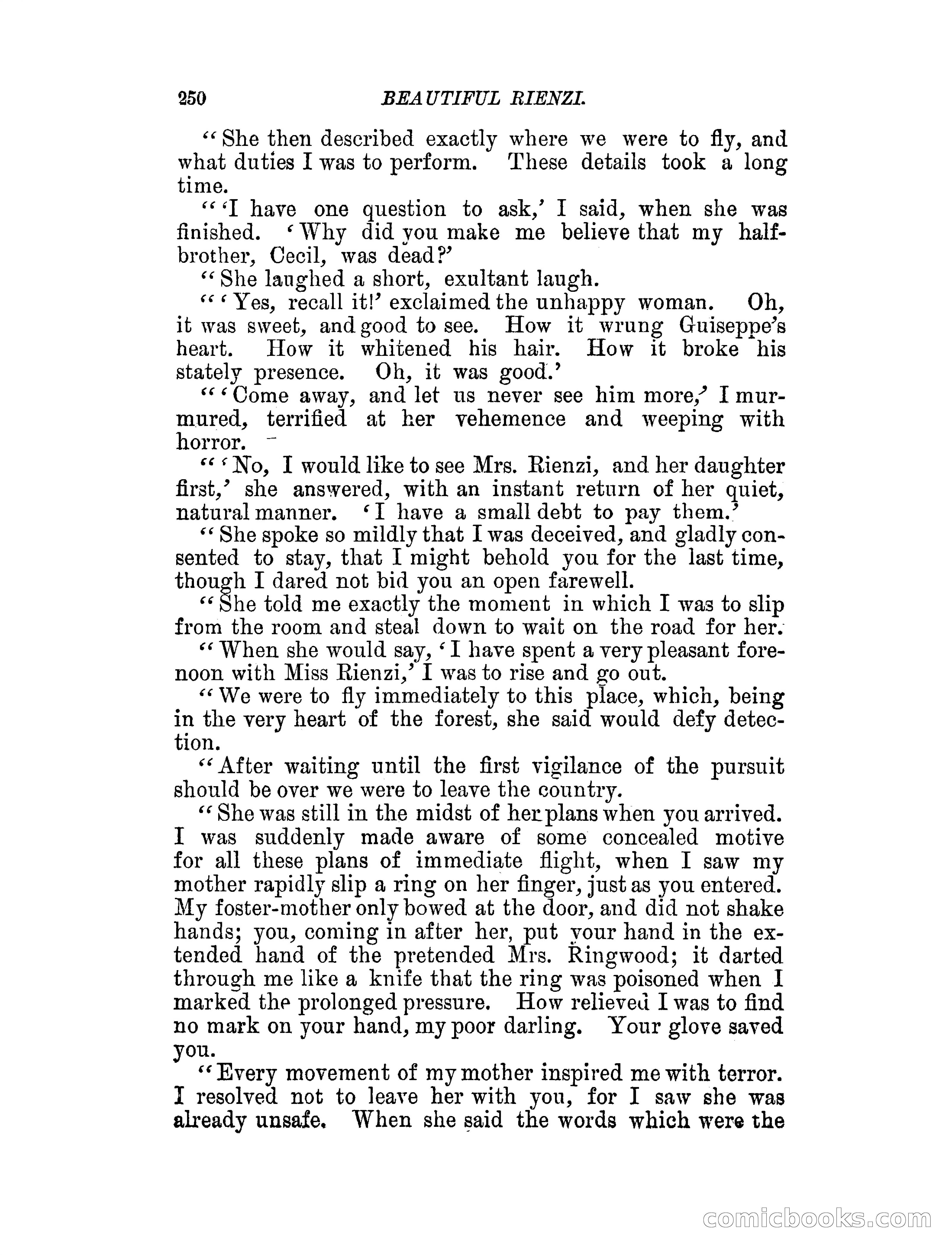 Beautiful Rienzi; or, The secret vendetta — page 255 of 287