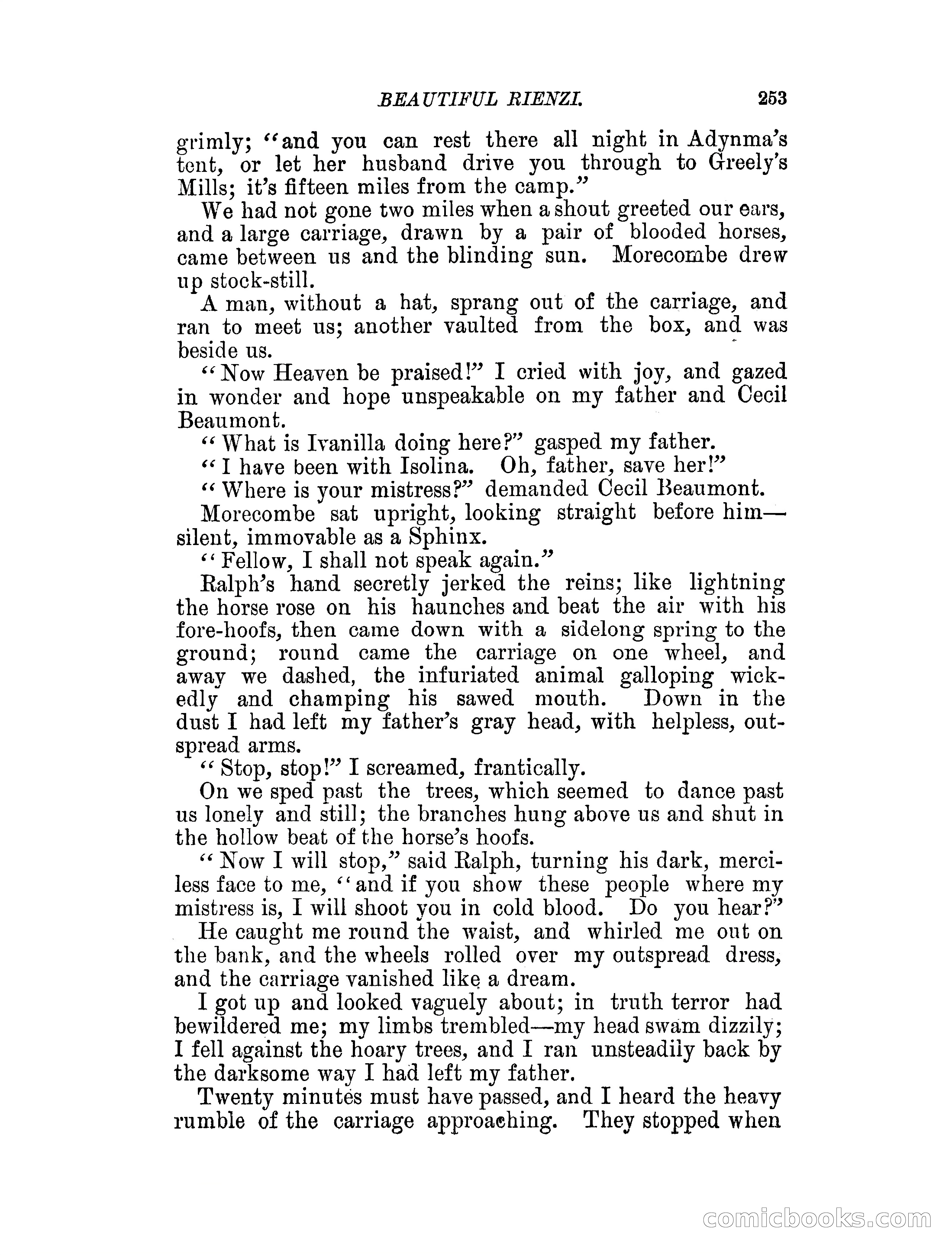 Beautiful Rienzi; or, The secret vendetta — page 258 of 287