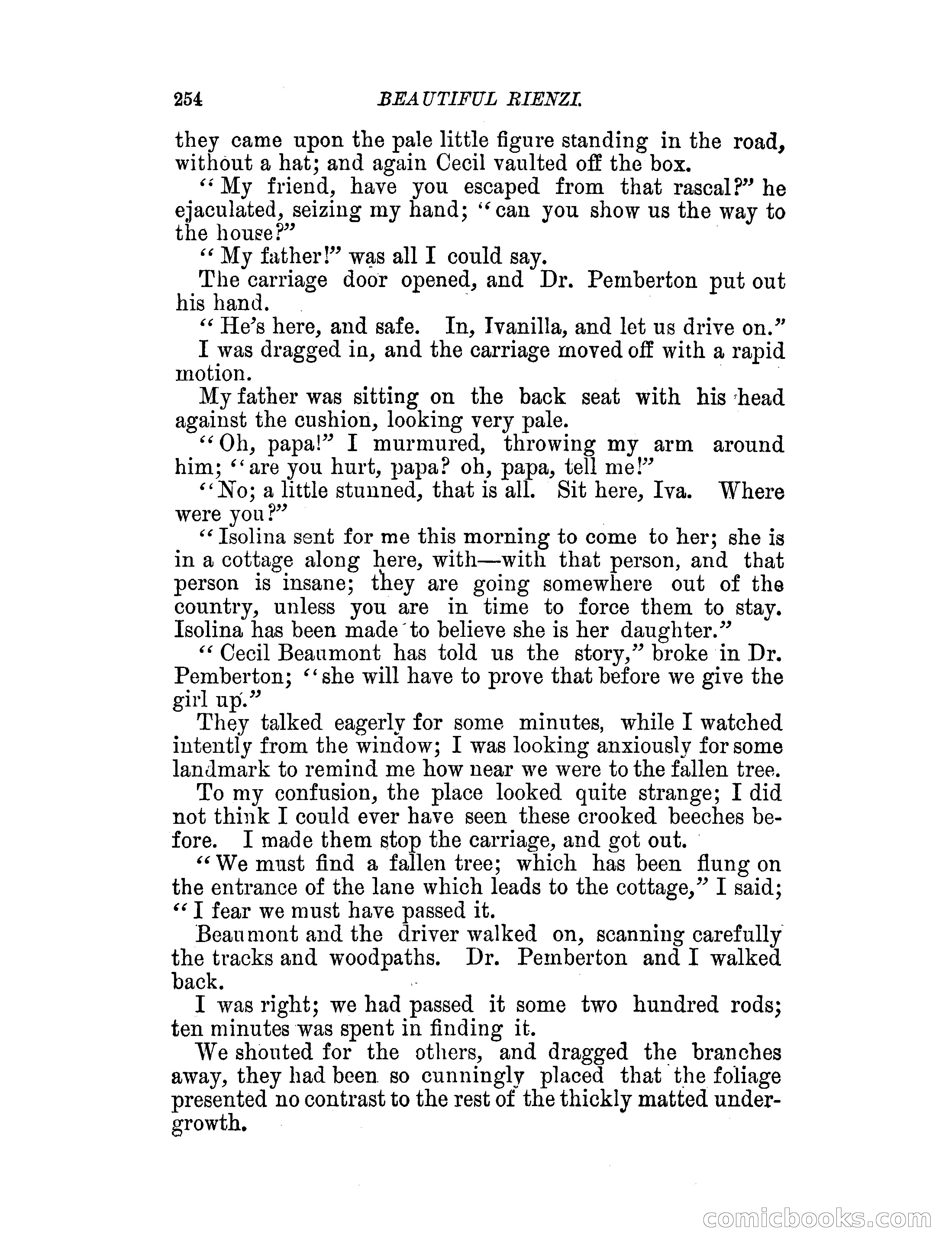 Beautiful Rienzi; or, The secret vendetta — page 259 of 287