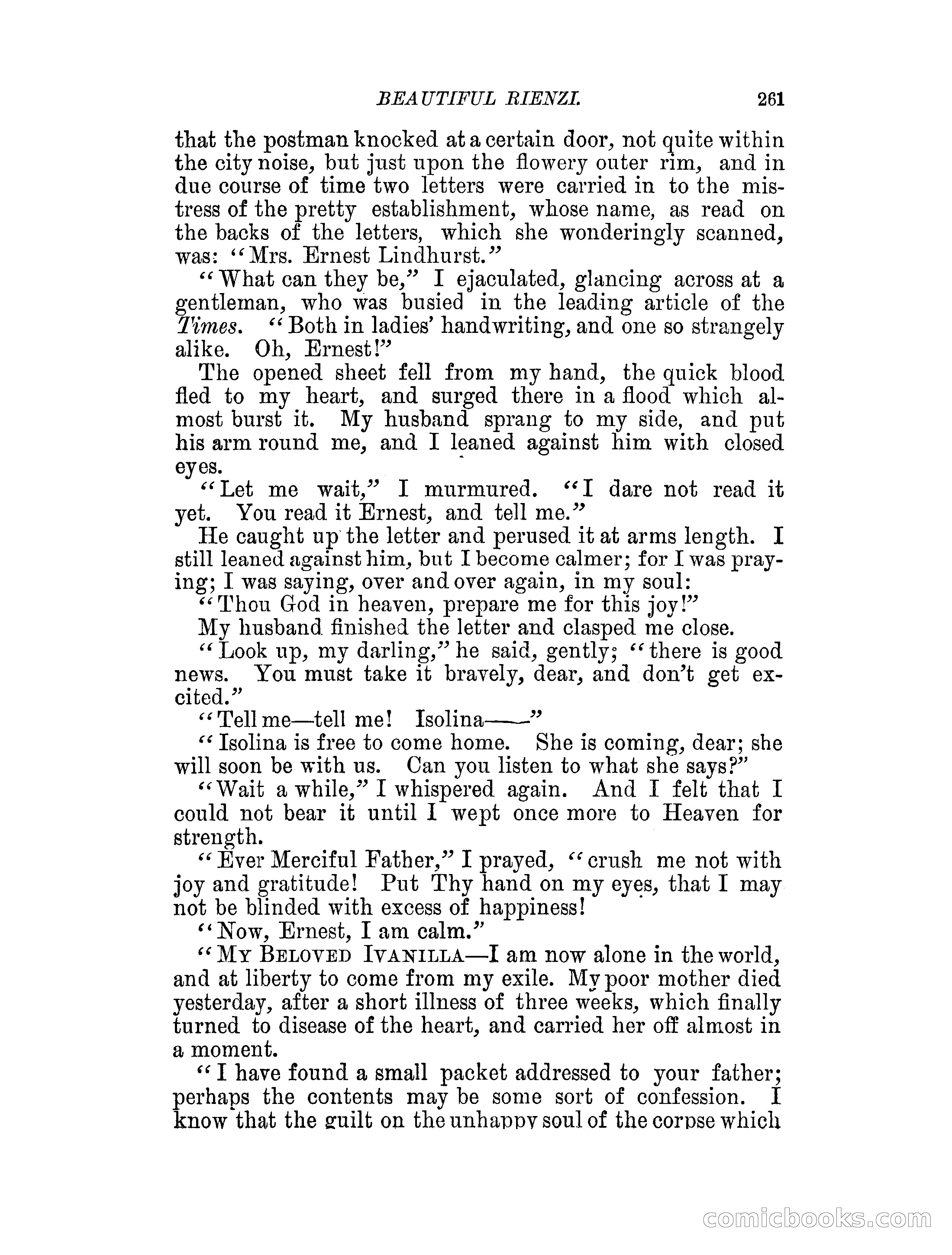 Beautiful Rienzi; or, The secret vendetta — page 266 of 287