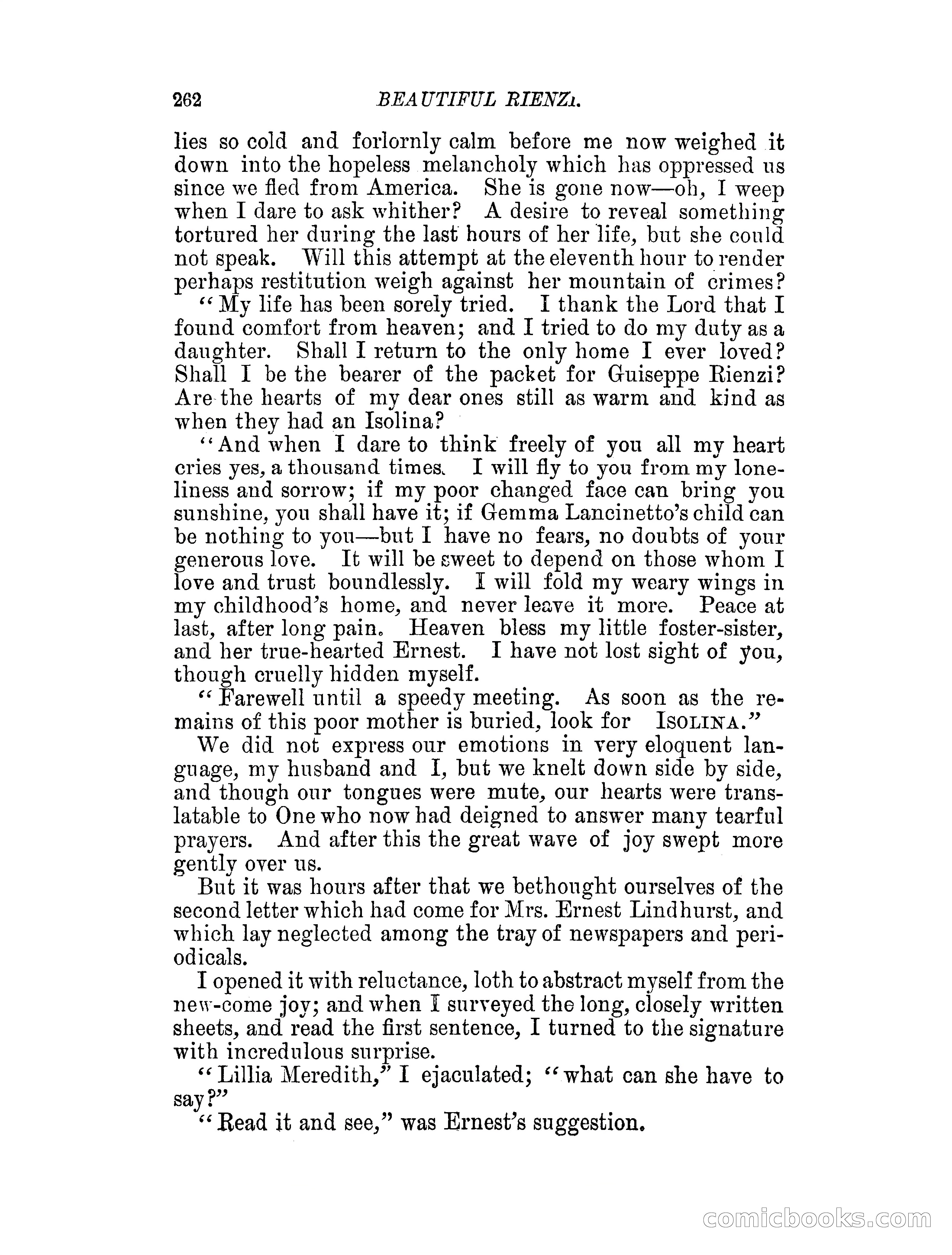 Beautiful Rienzi; or, The secret vendetta — page 267 of 287